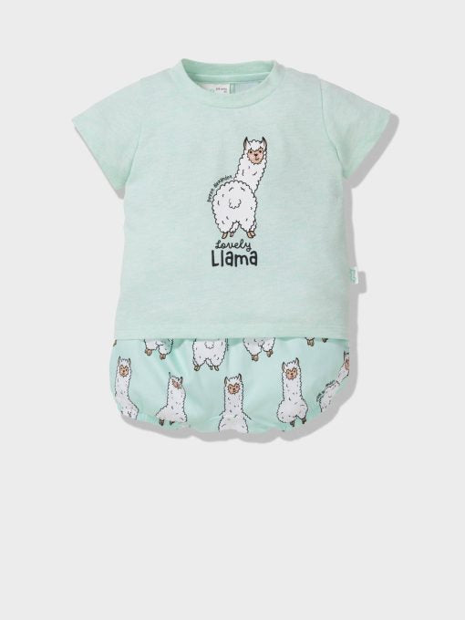 Baby Llama Pj Set mint