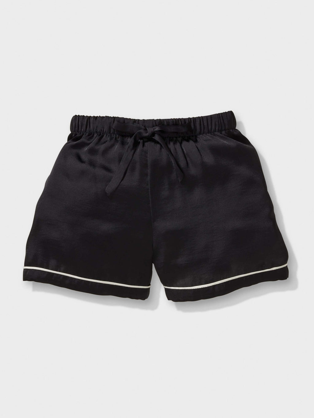 Jnr Kids Black Satin Pj Set black