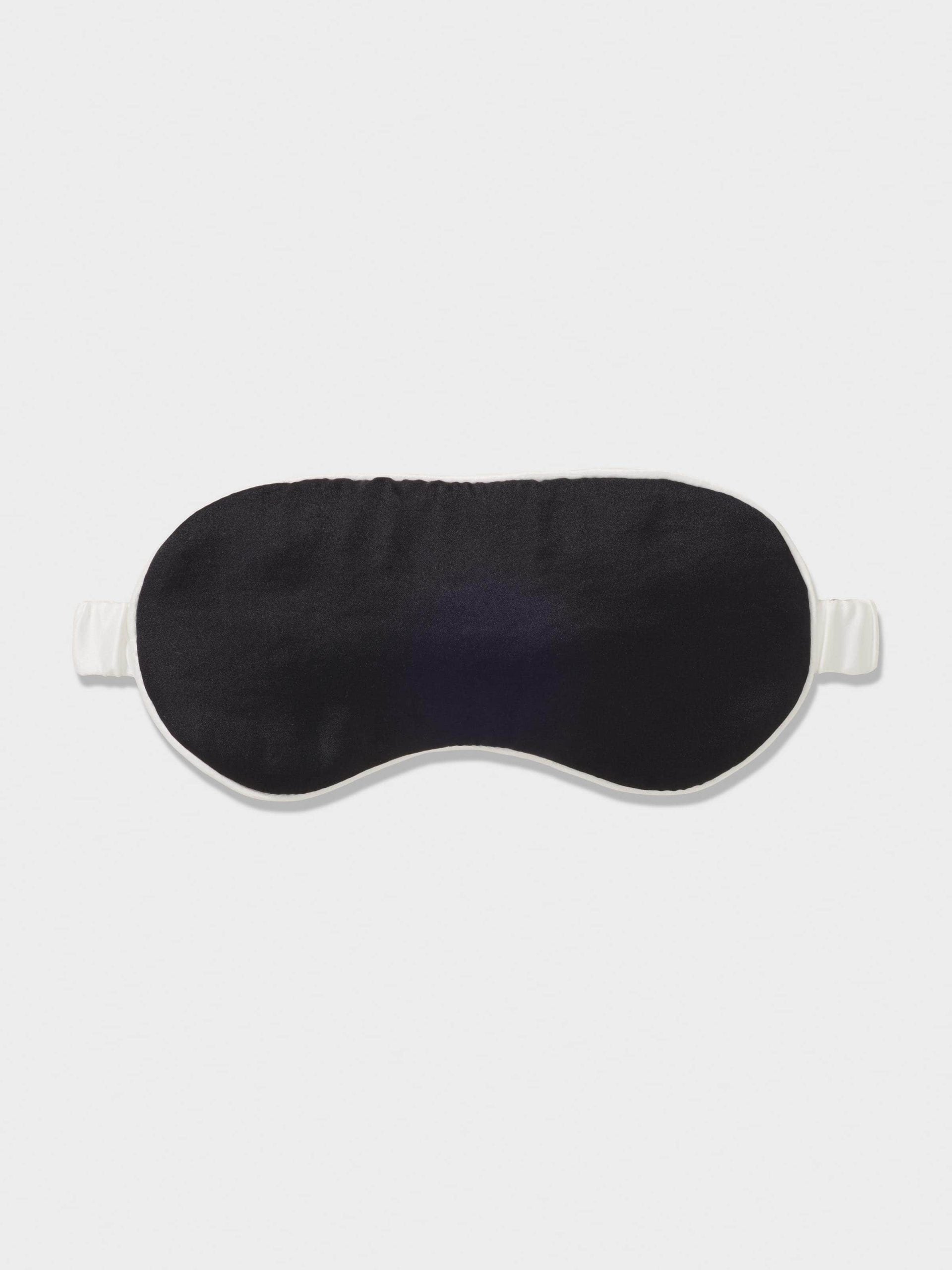 Black Satin Eye Mask black