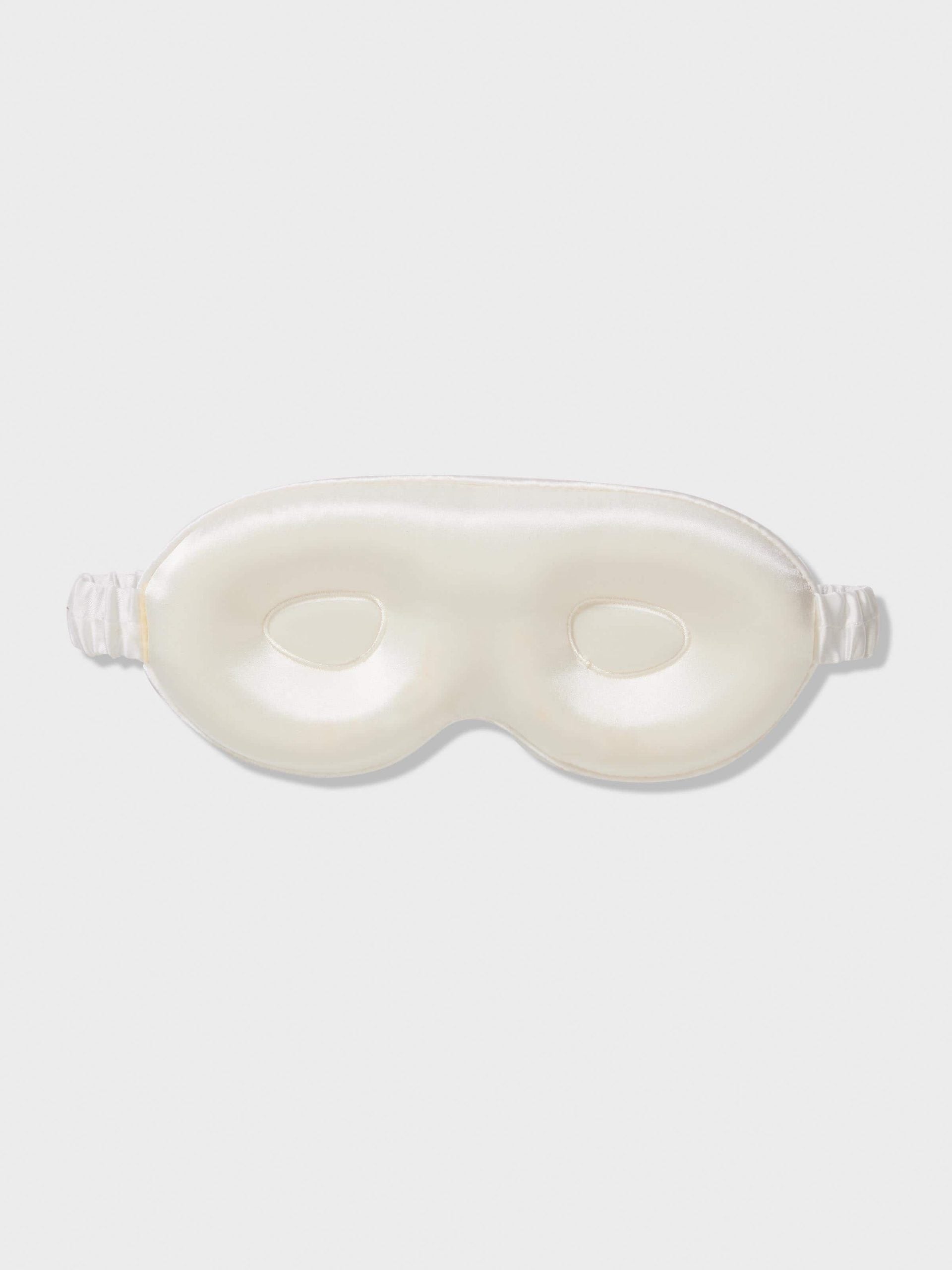 White Mulberry Silk Contour Eye Mask white