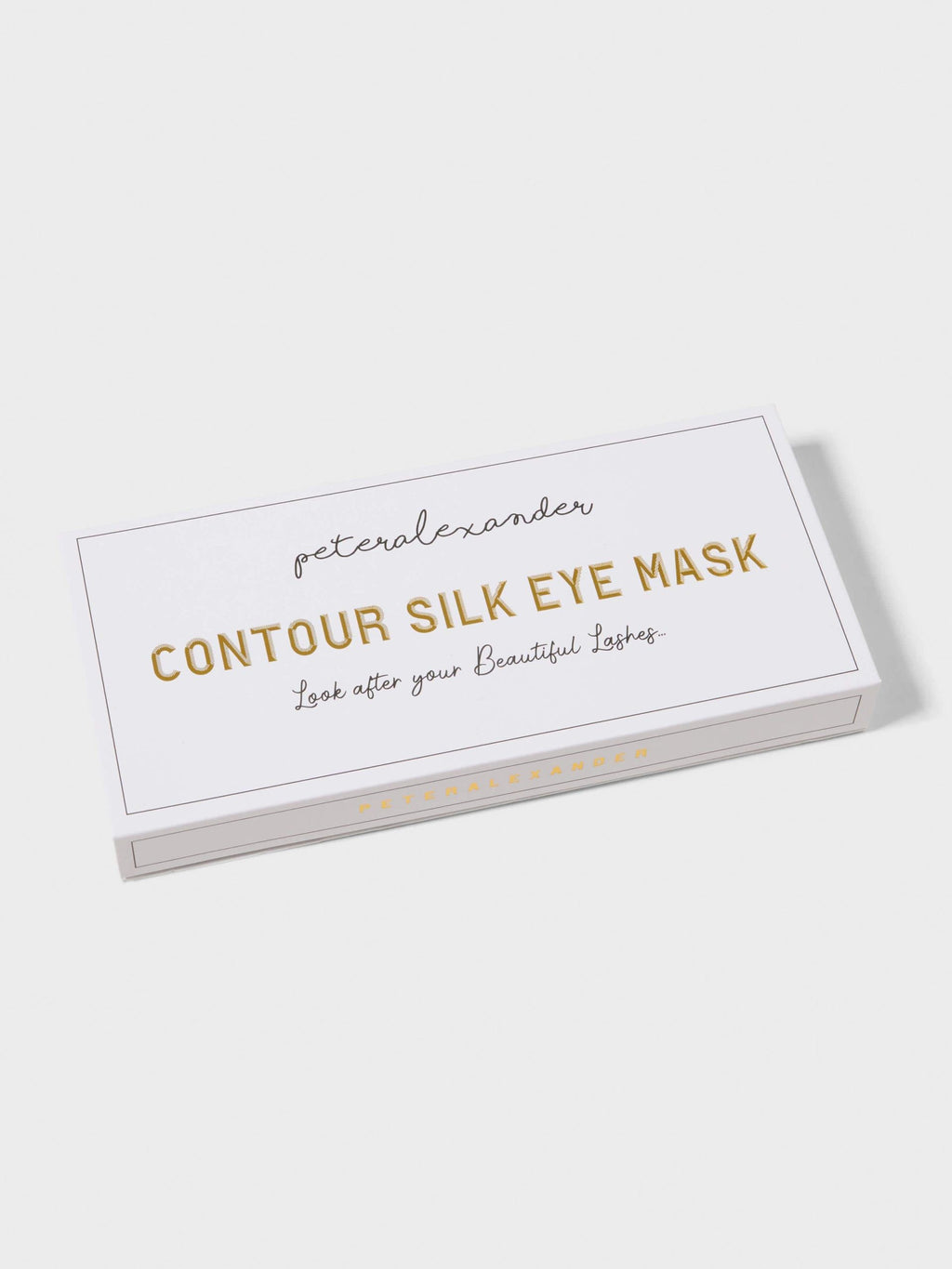 White Mulberry Silk Contour Eye Mask white