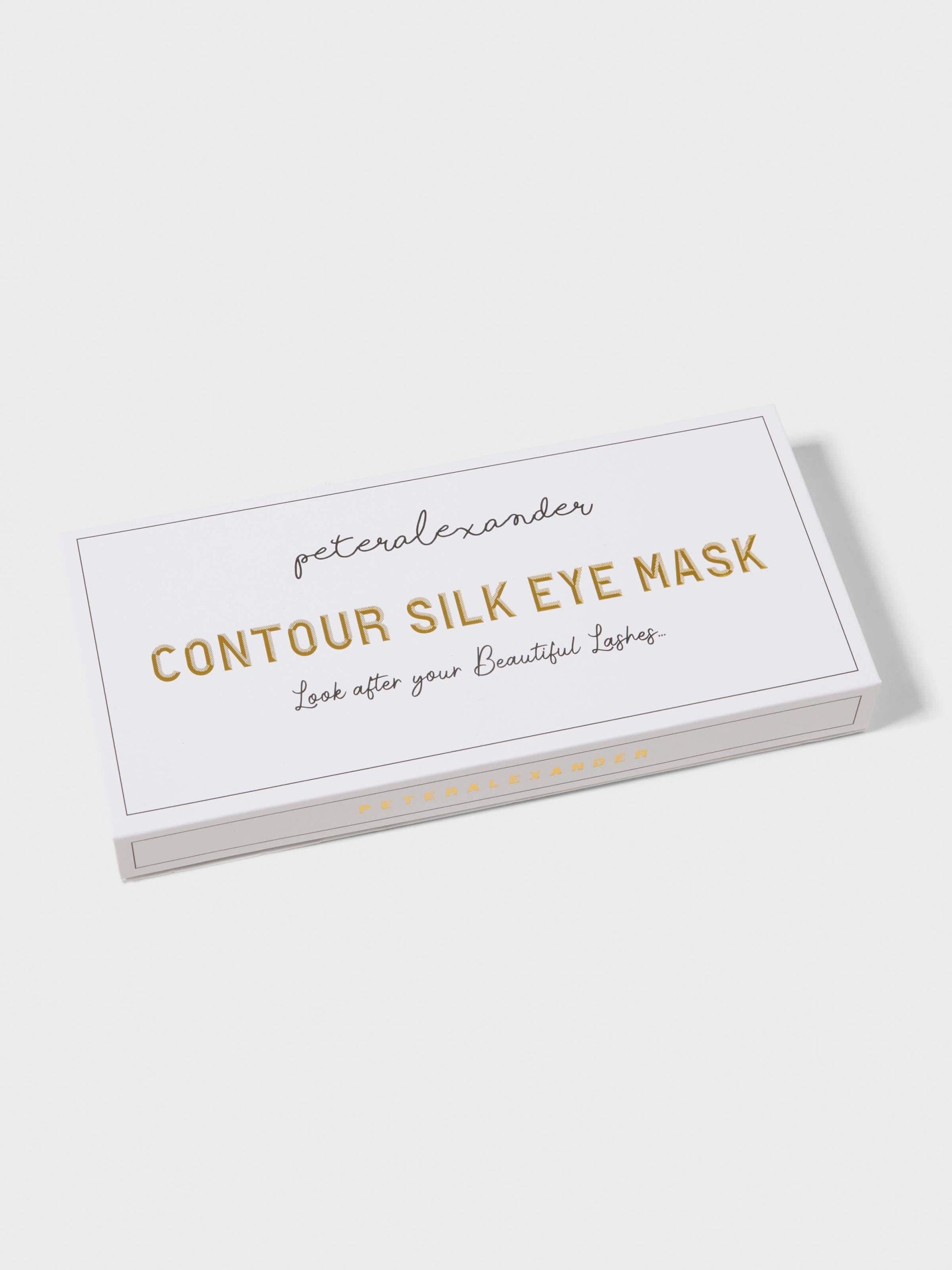 White Mulberry Silk Contour Eye Mask white