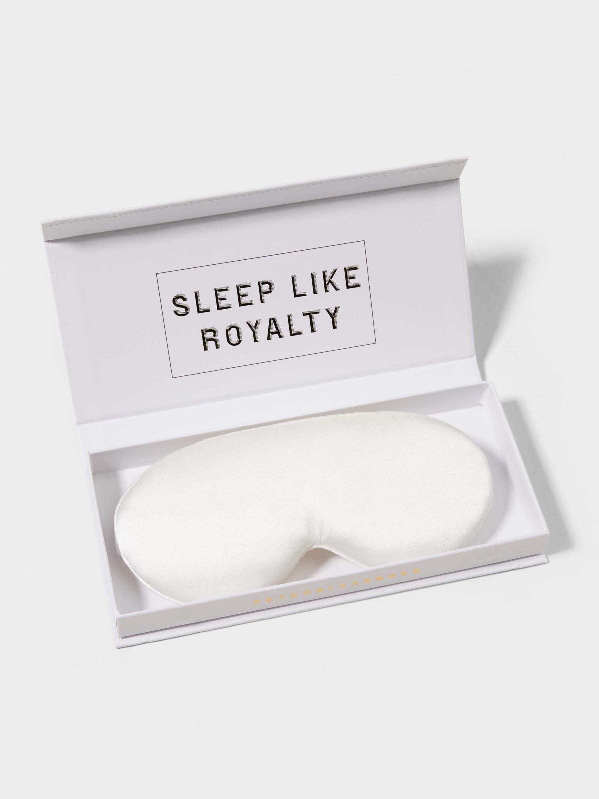 White Mulberry Silk Contour Eye Mask white