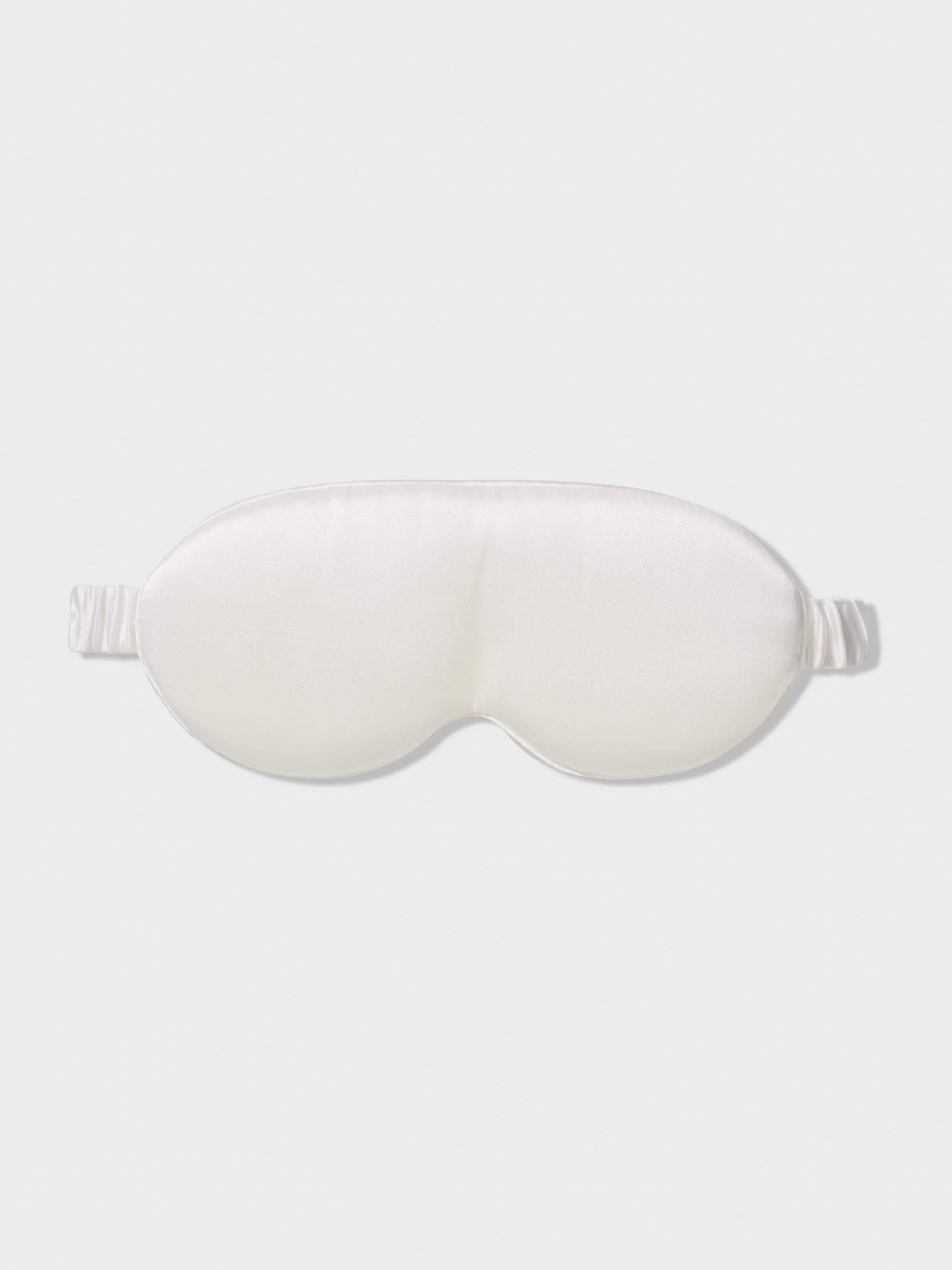 White Mulberry Silk Contour Eye Mask white