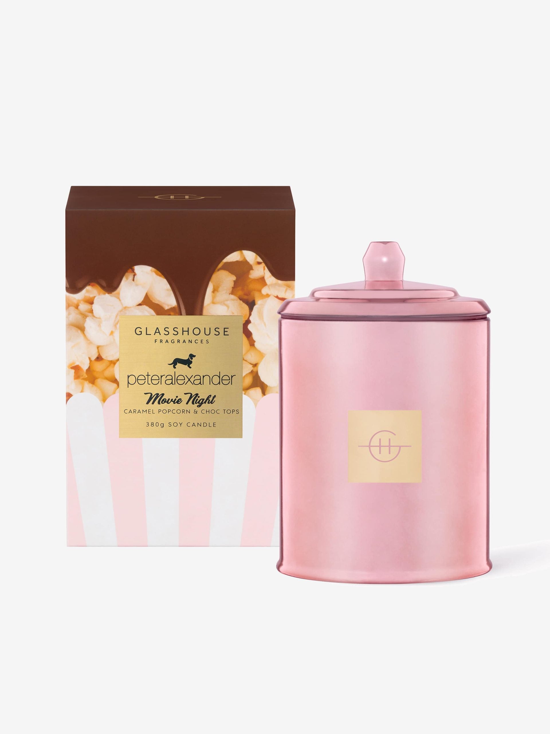 Glasshouse Fragrances Movie Night Candle 380G multi