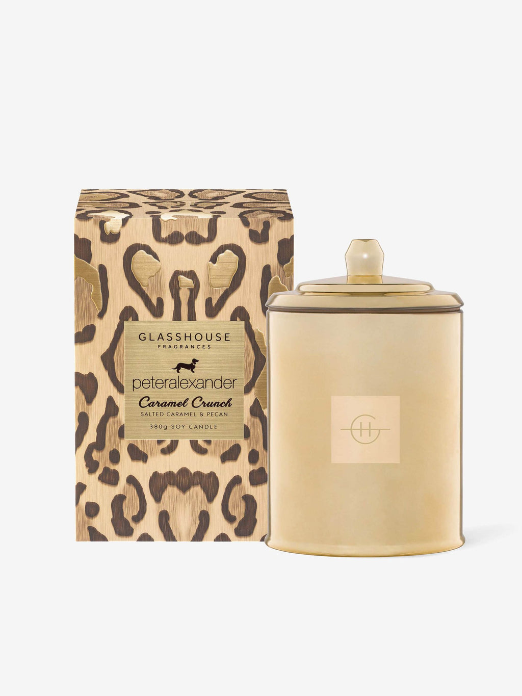 Glasshouse Fragrances Caramel Crunch Candle 380G multi
