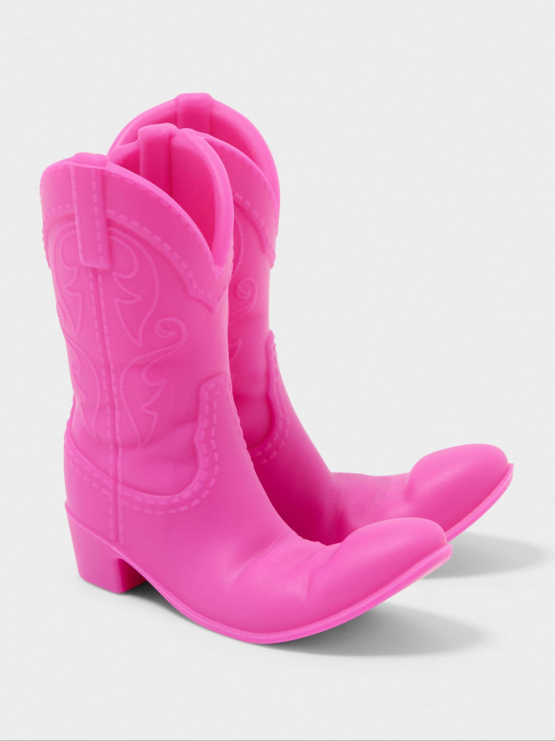 Cowboy Boot Phone Stand Pink
