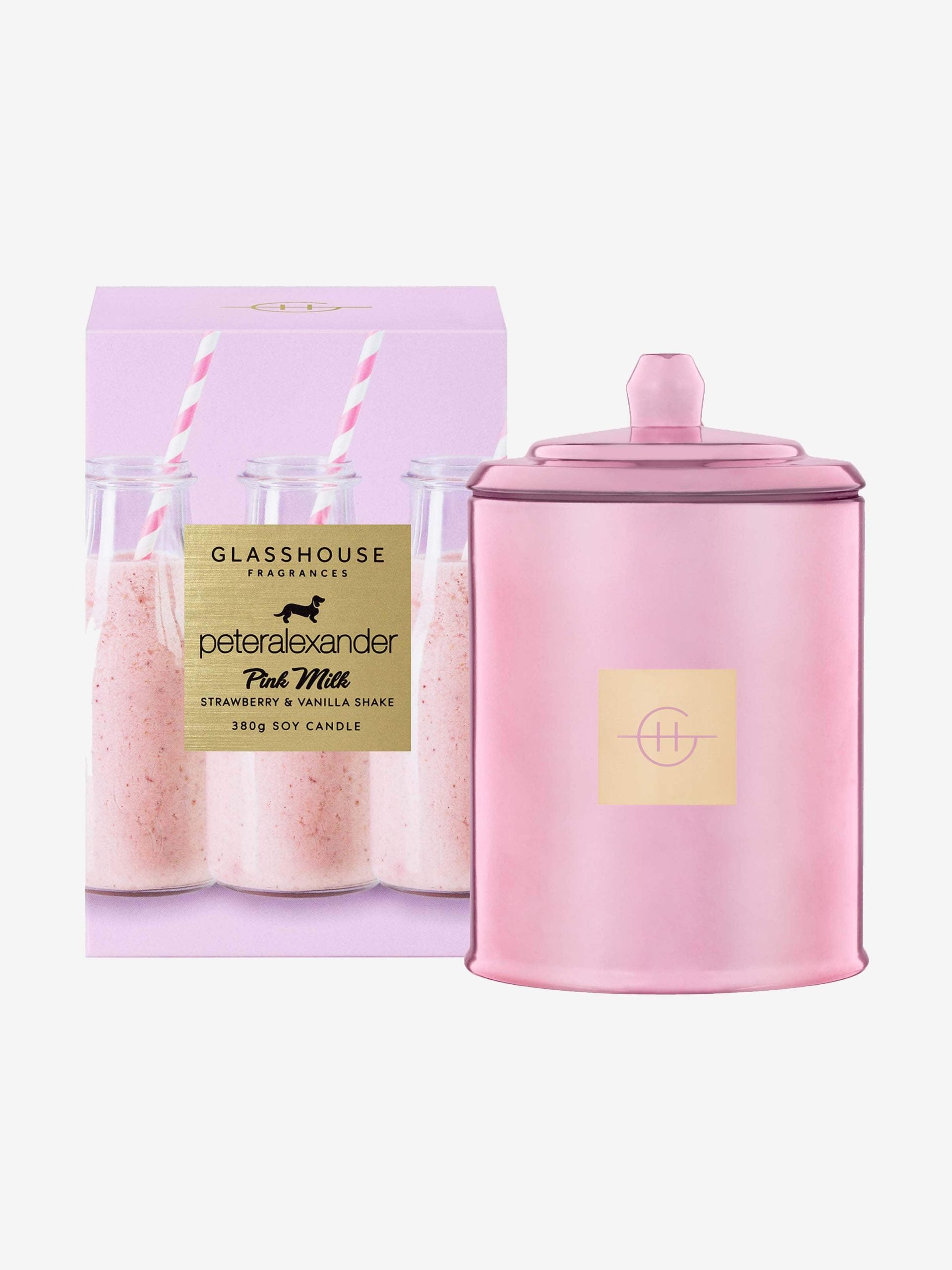 Glasshouse Fragrances Pink Milk Candle 380G multi