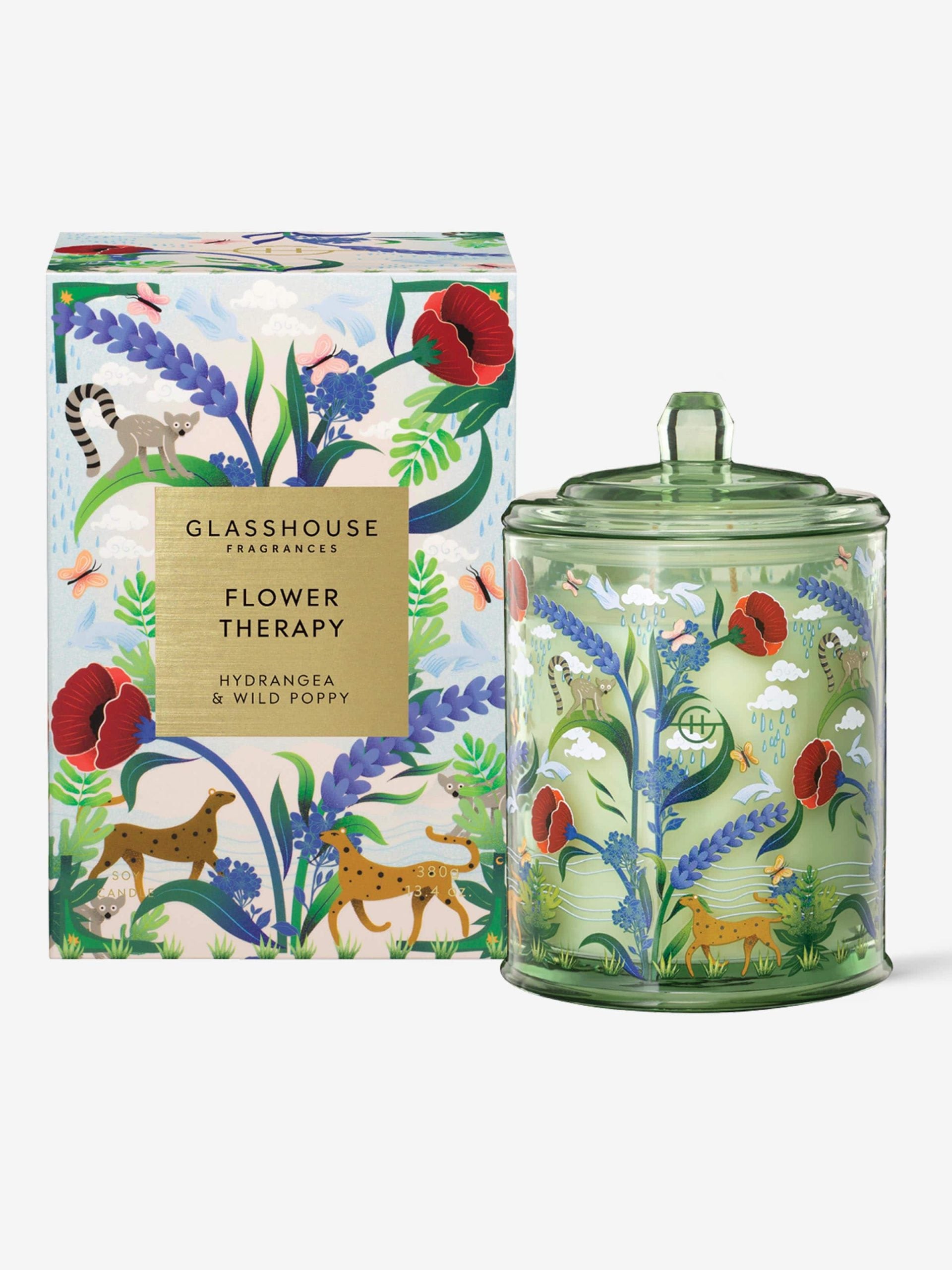 Glasshouse Fragrances Limited Edition Flower Therapy 380G Candle multi