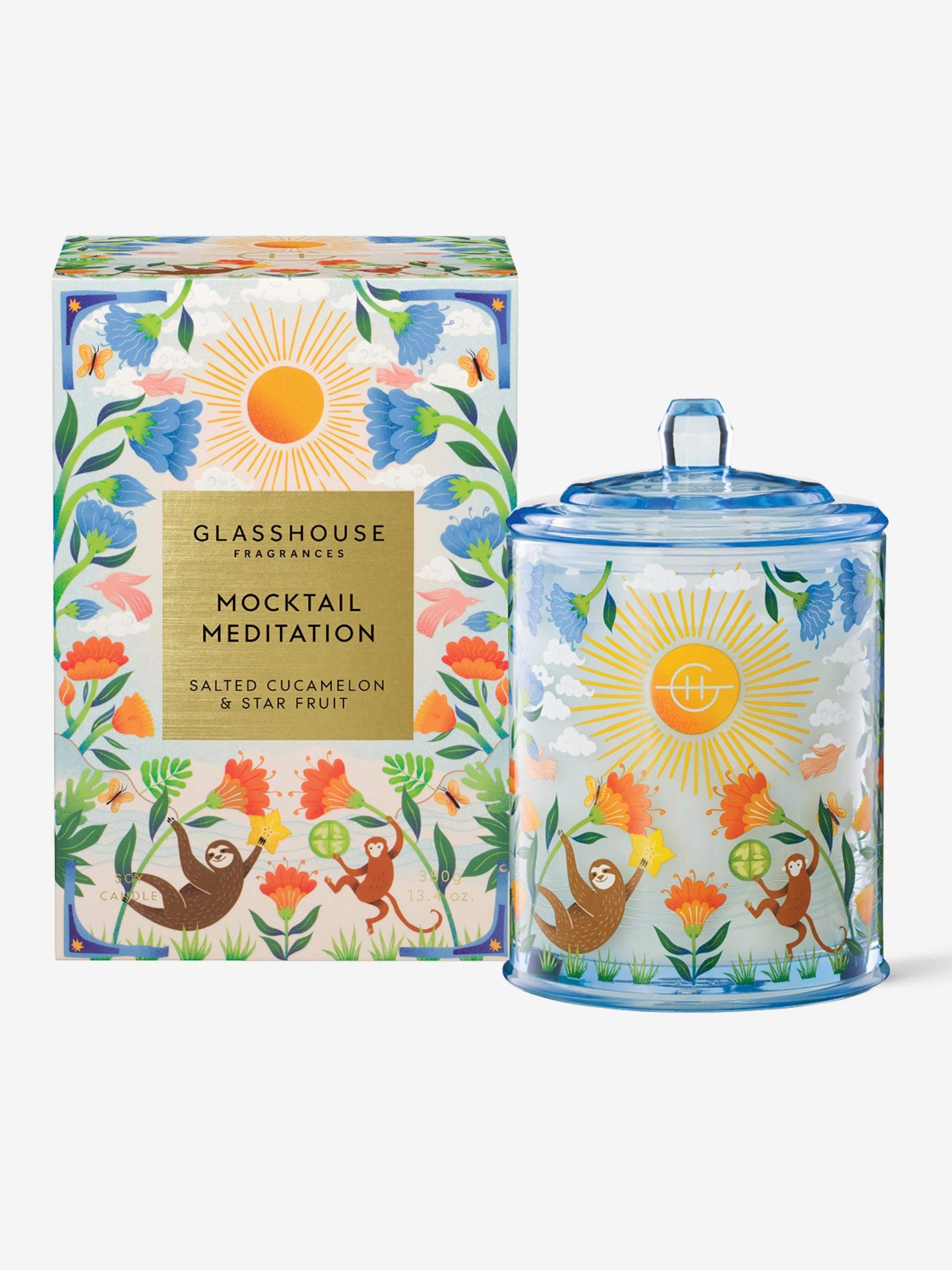 Glasshouse Fragrances Limited Edition Mocktail Meditation 380G Candle multi