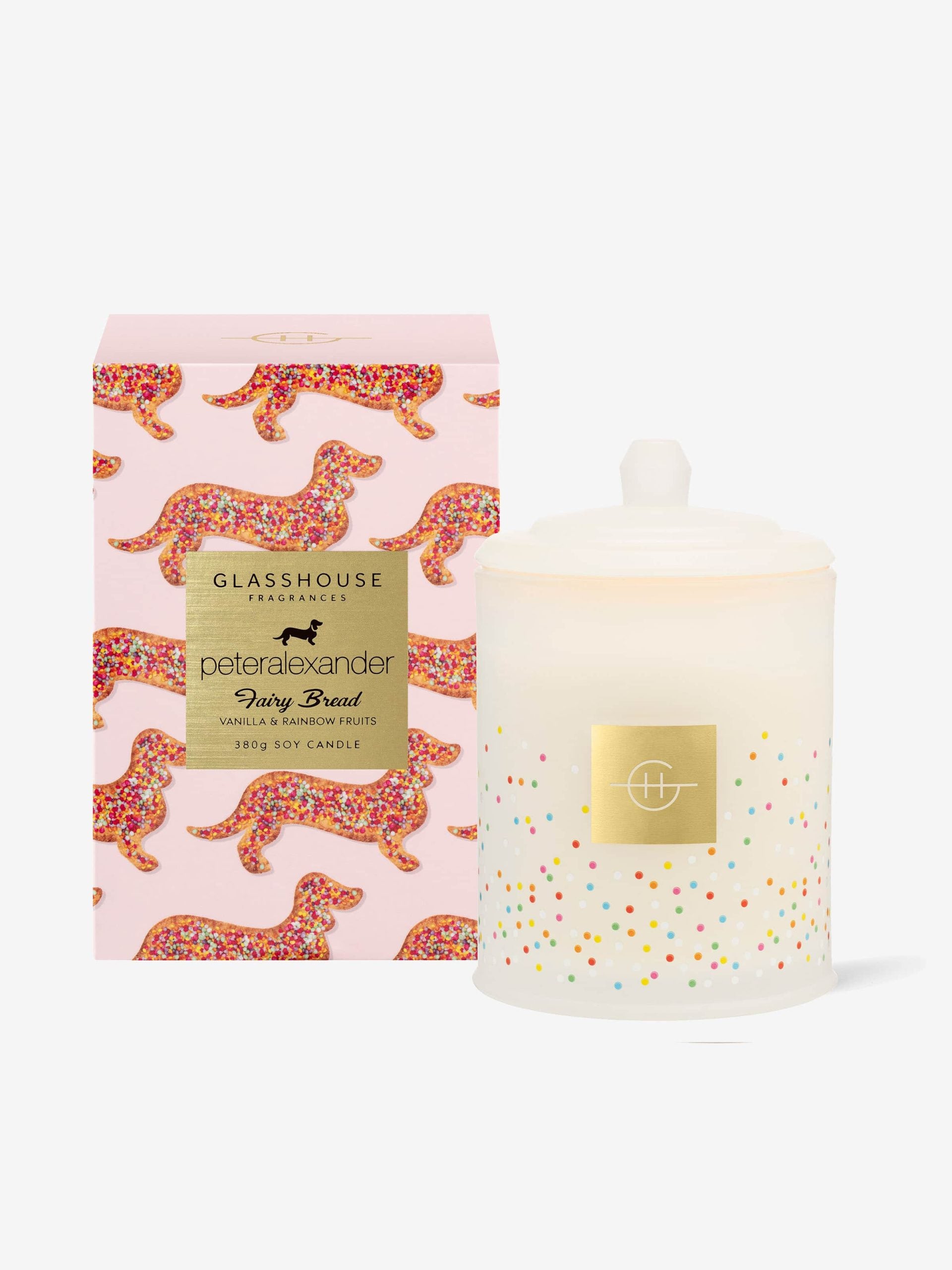 Glasshouse Fragrances Fairy Bread 380G Candle multi