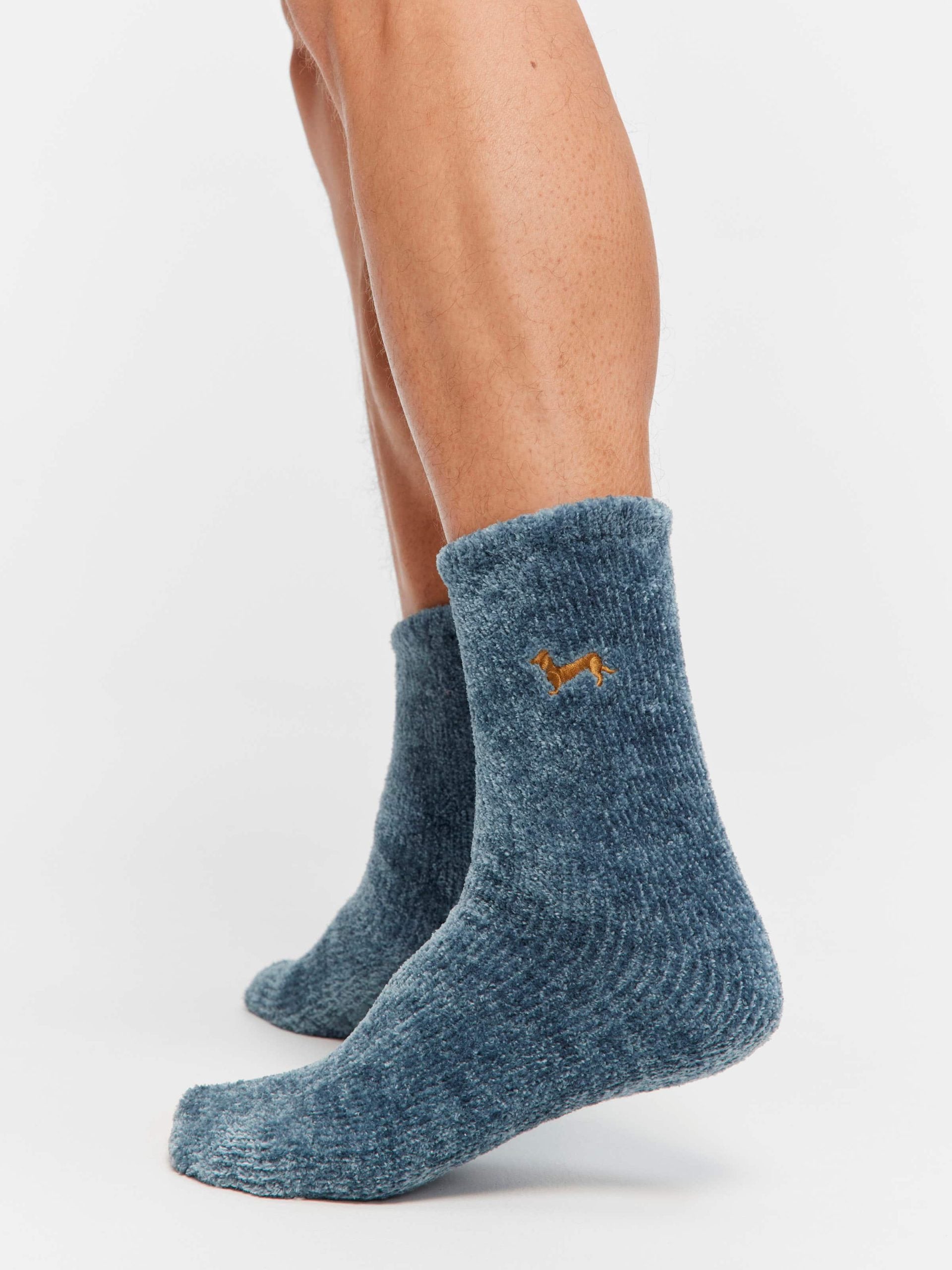 Chenille Green Rib Sock green