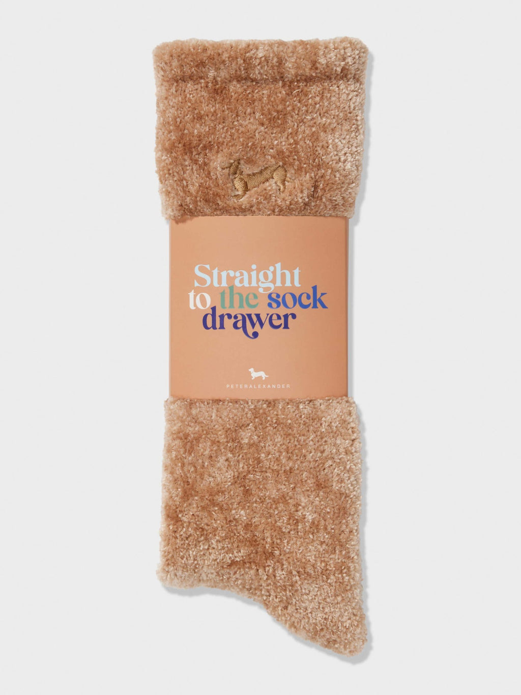 Chenille Oatmeal Rib Sock oatmeal
