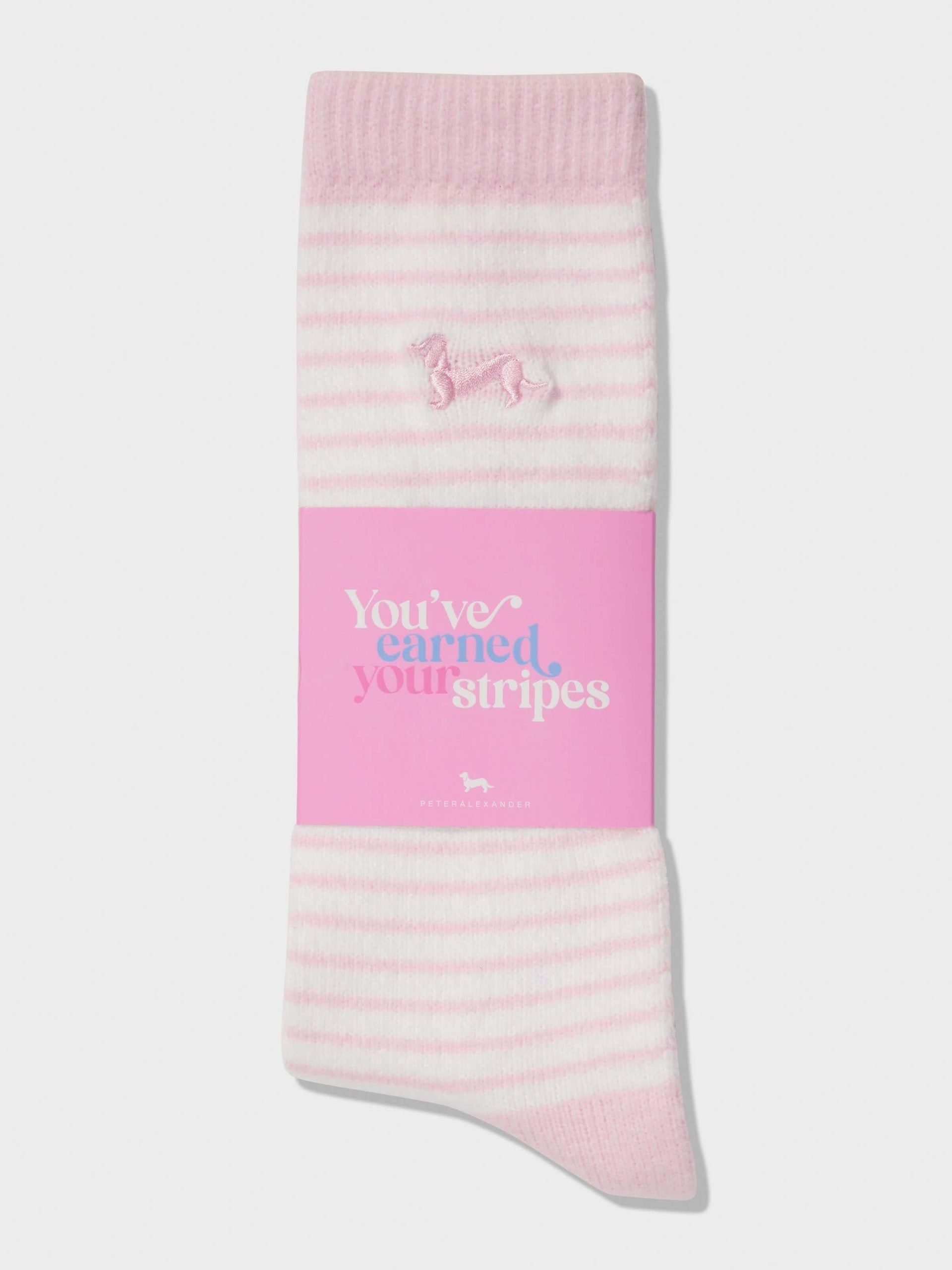 Classic Striped Penny Sock caramel