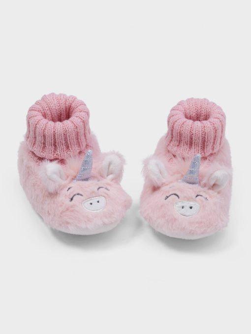 Baby Unicorn Bootie pink