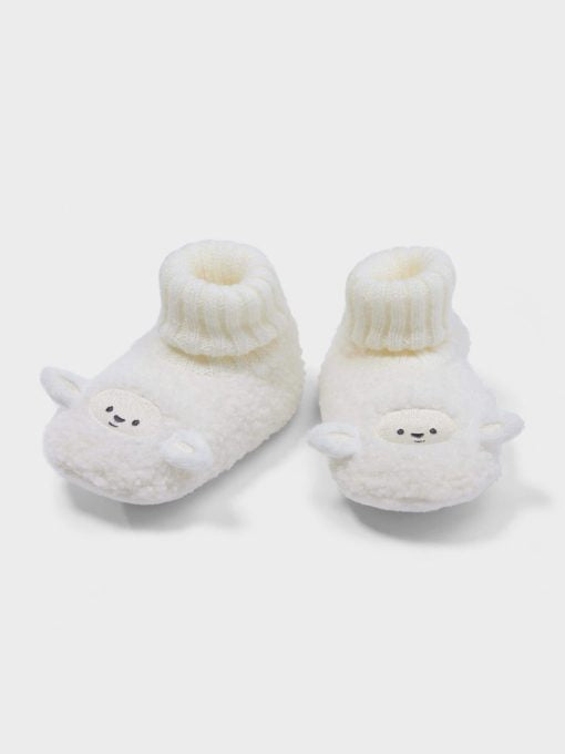 Baby Lamb Bootie white