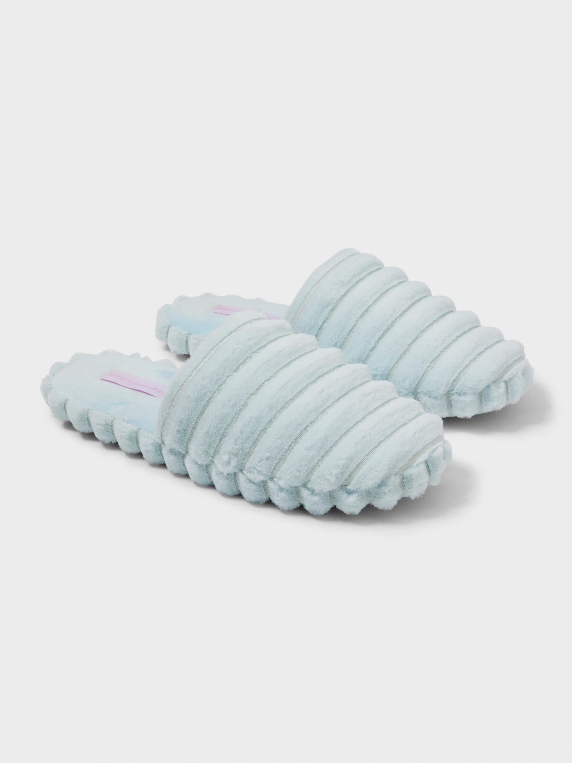 Fluffy Rippled Scuff mint