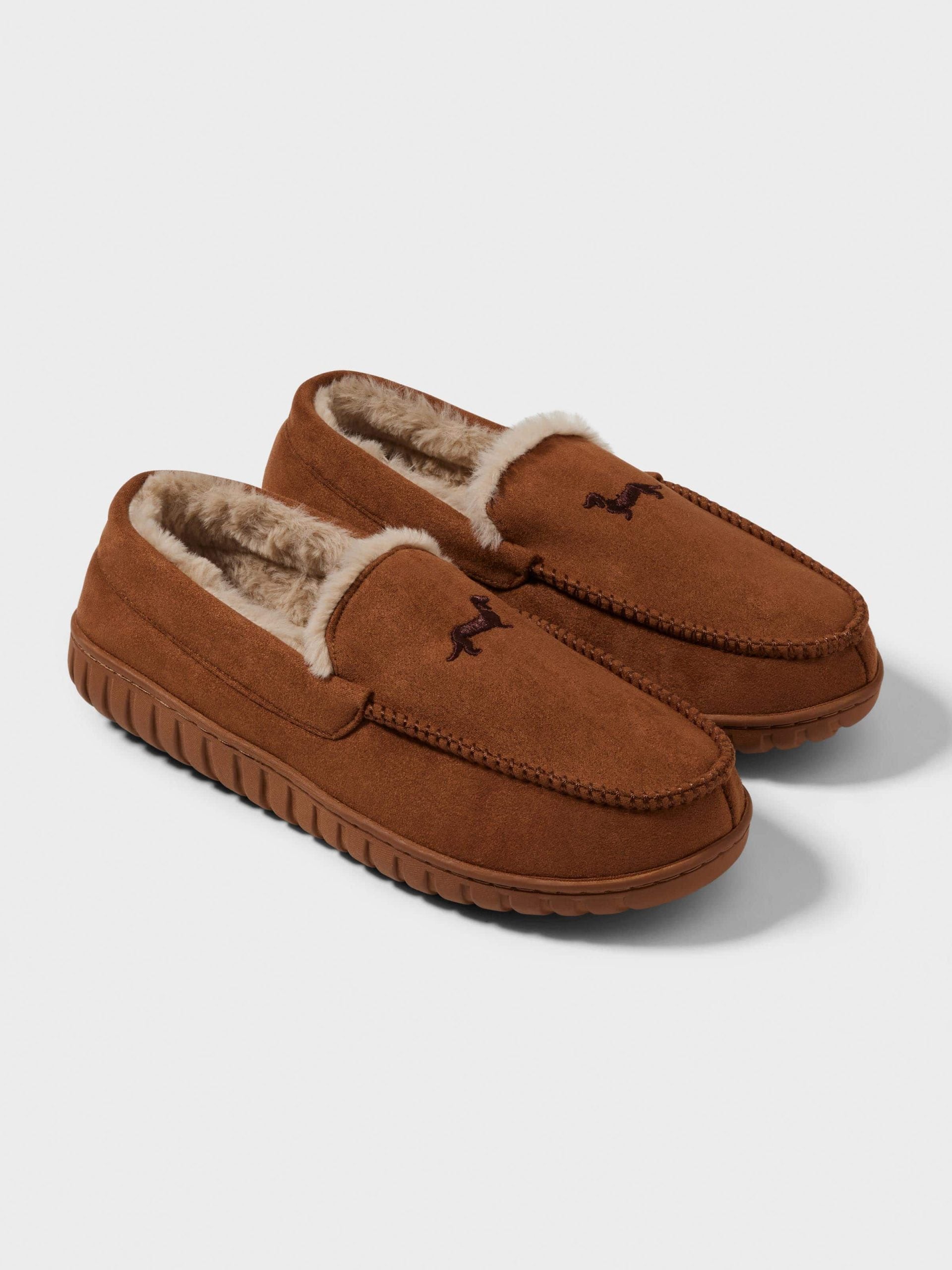 Mens Brown Moccasin Brown