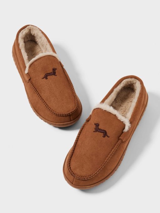 Mens Brown Moccasin Brown