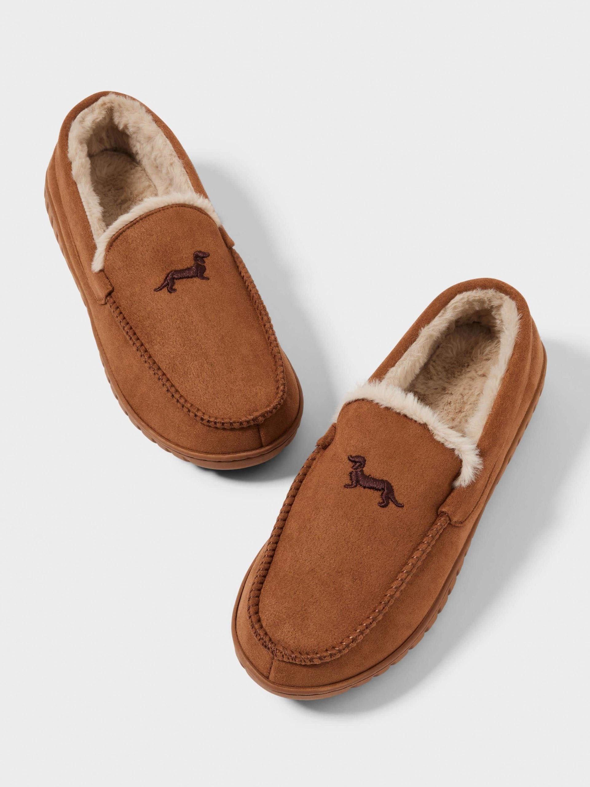 Mens Brown Moccasin Brown
