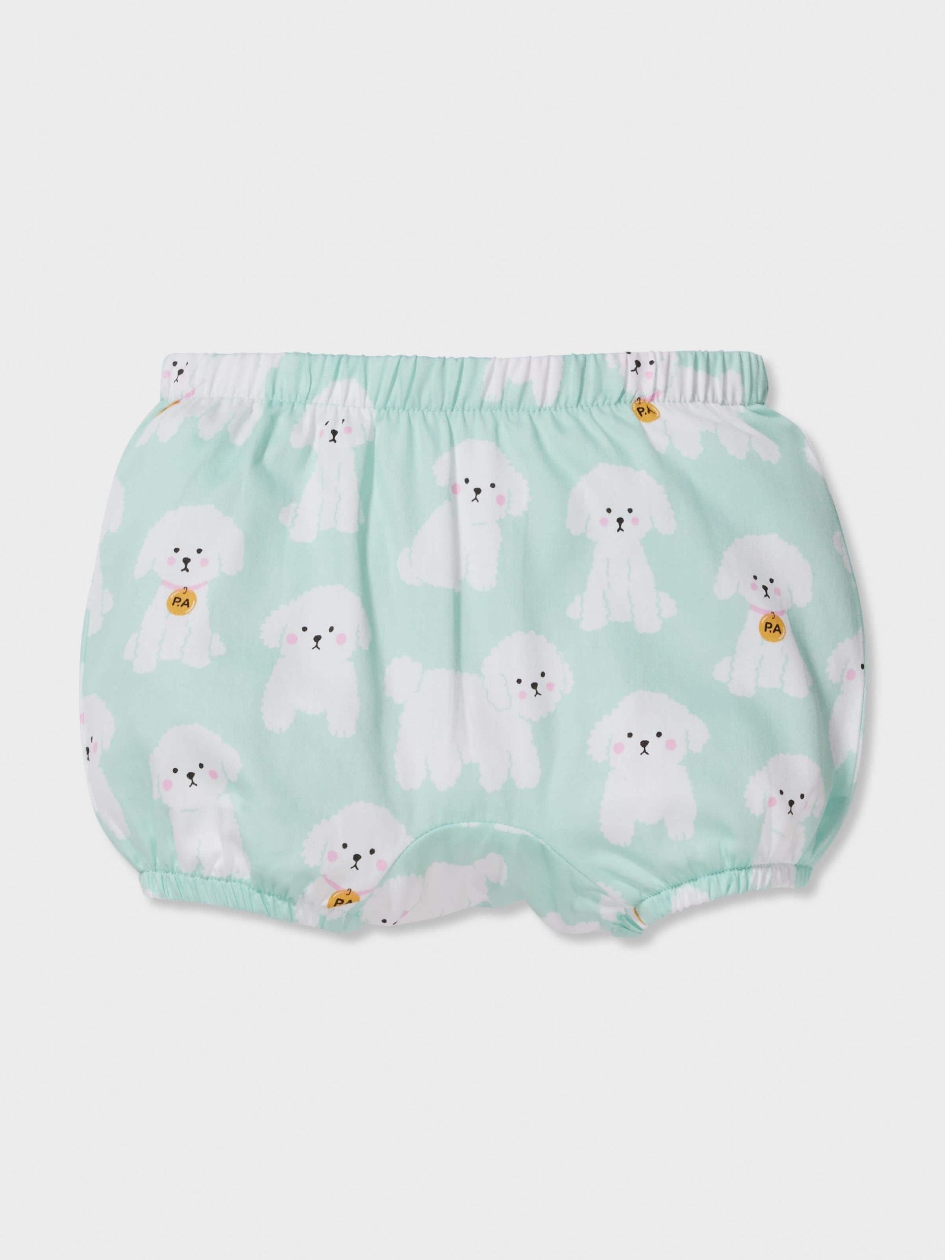 Baby Cute Puppy Pj Set mint