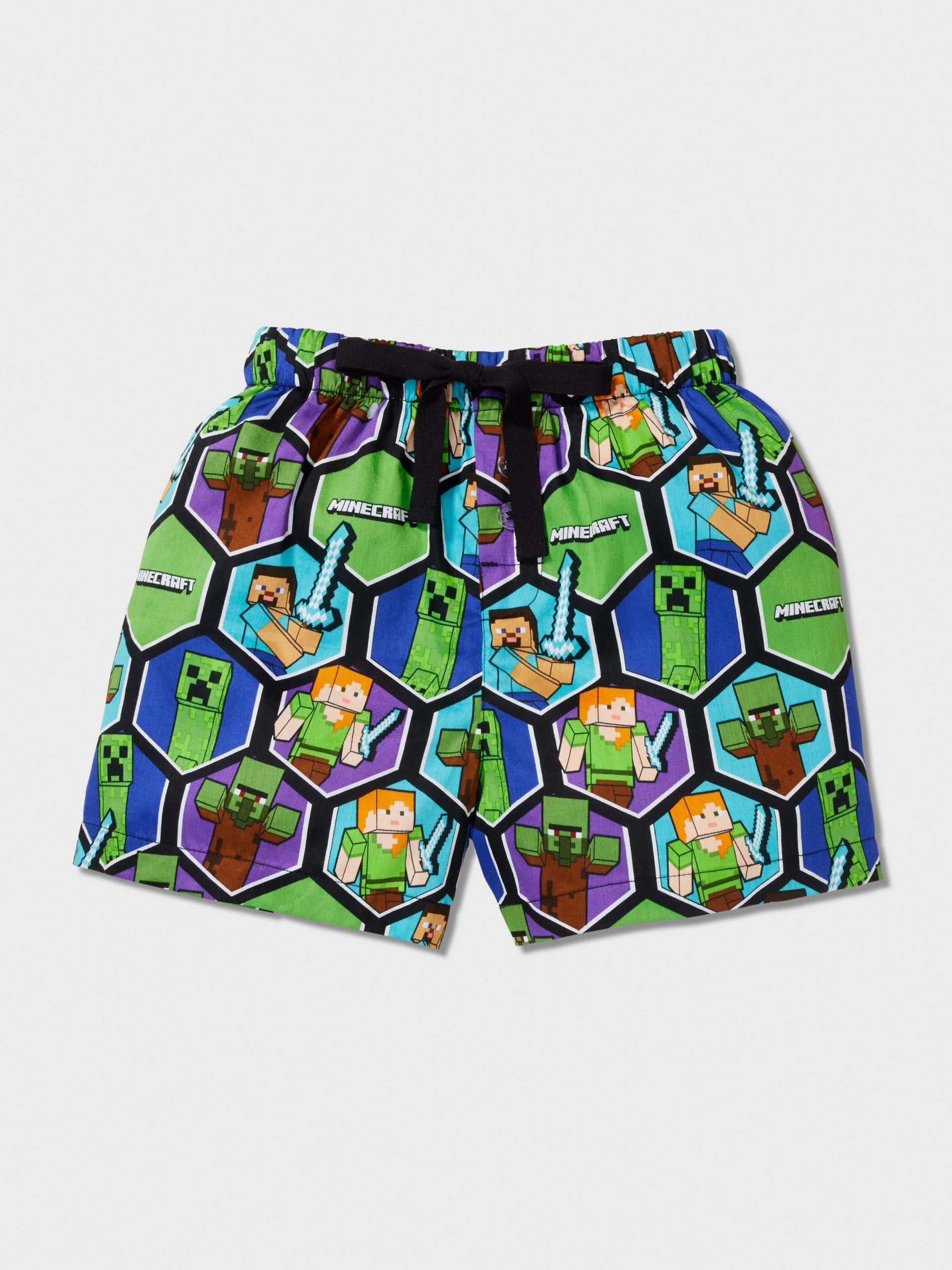 Jnr Boys Minecraft Pj Set multi