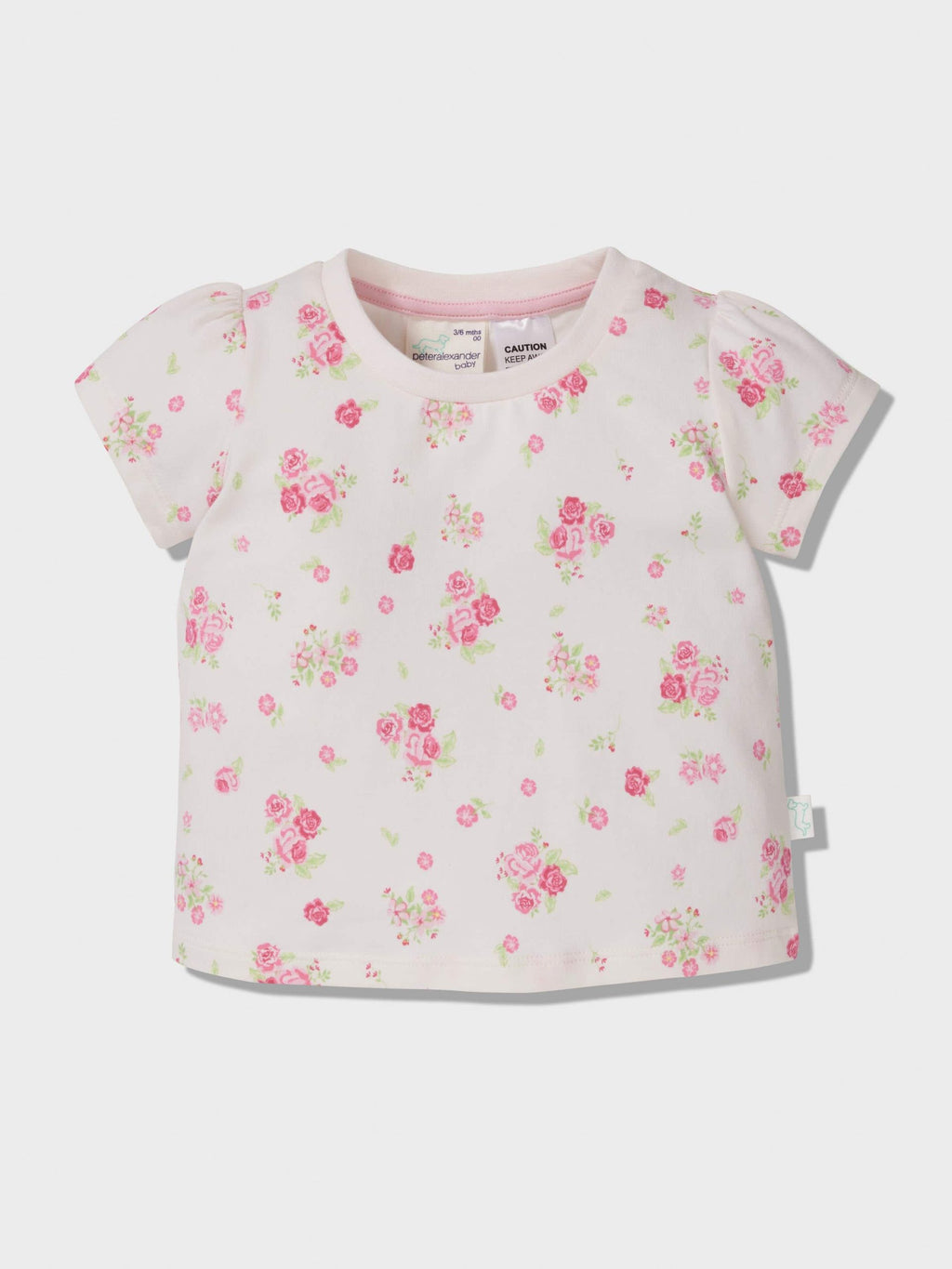 Baby Floral Print Pj Set pink