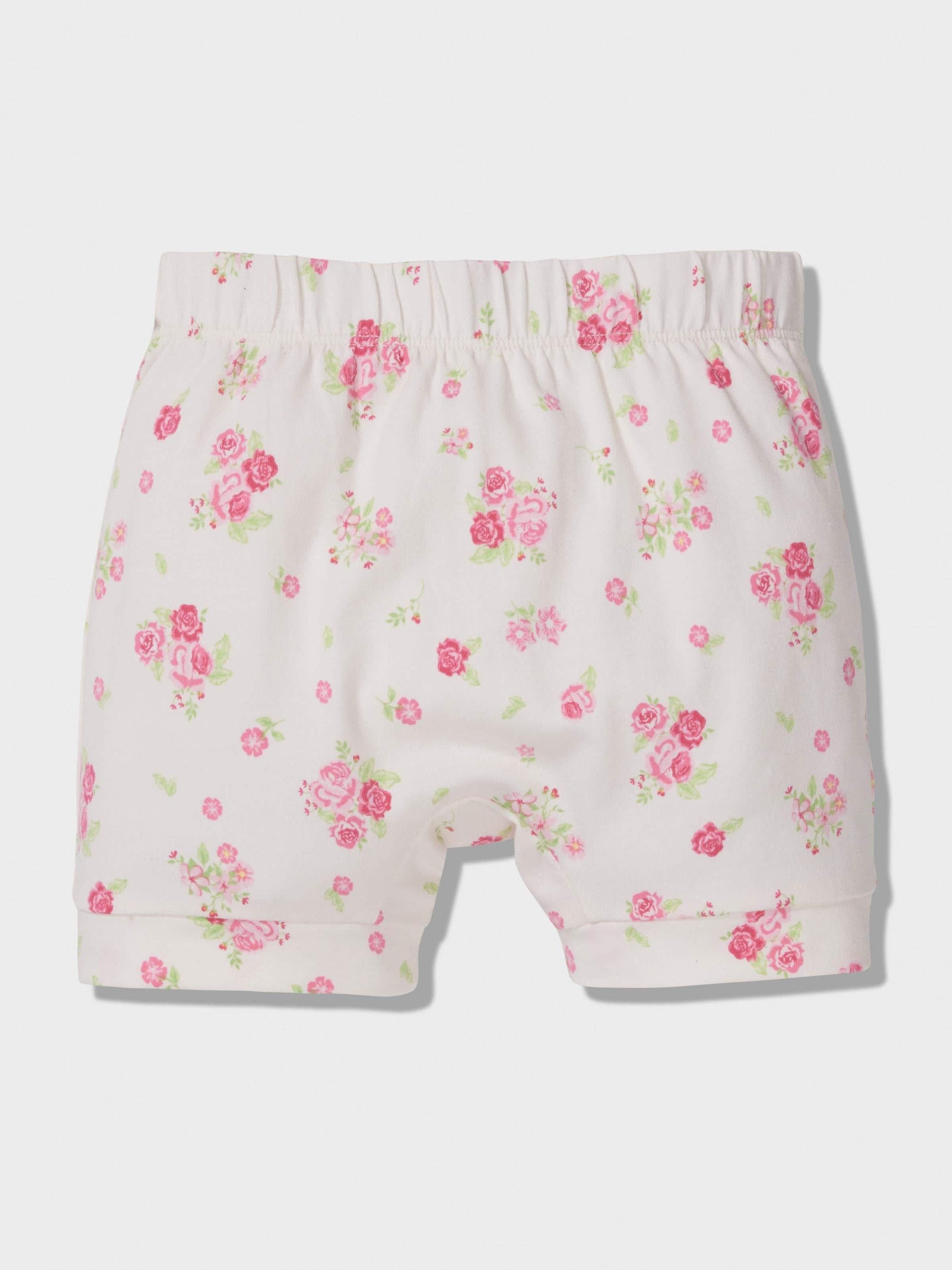 Baby Floral Print Pj Set pink