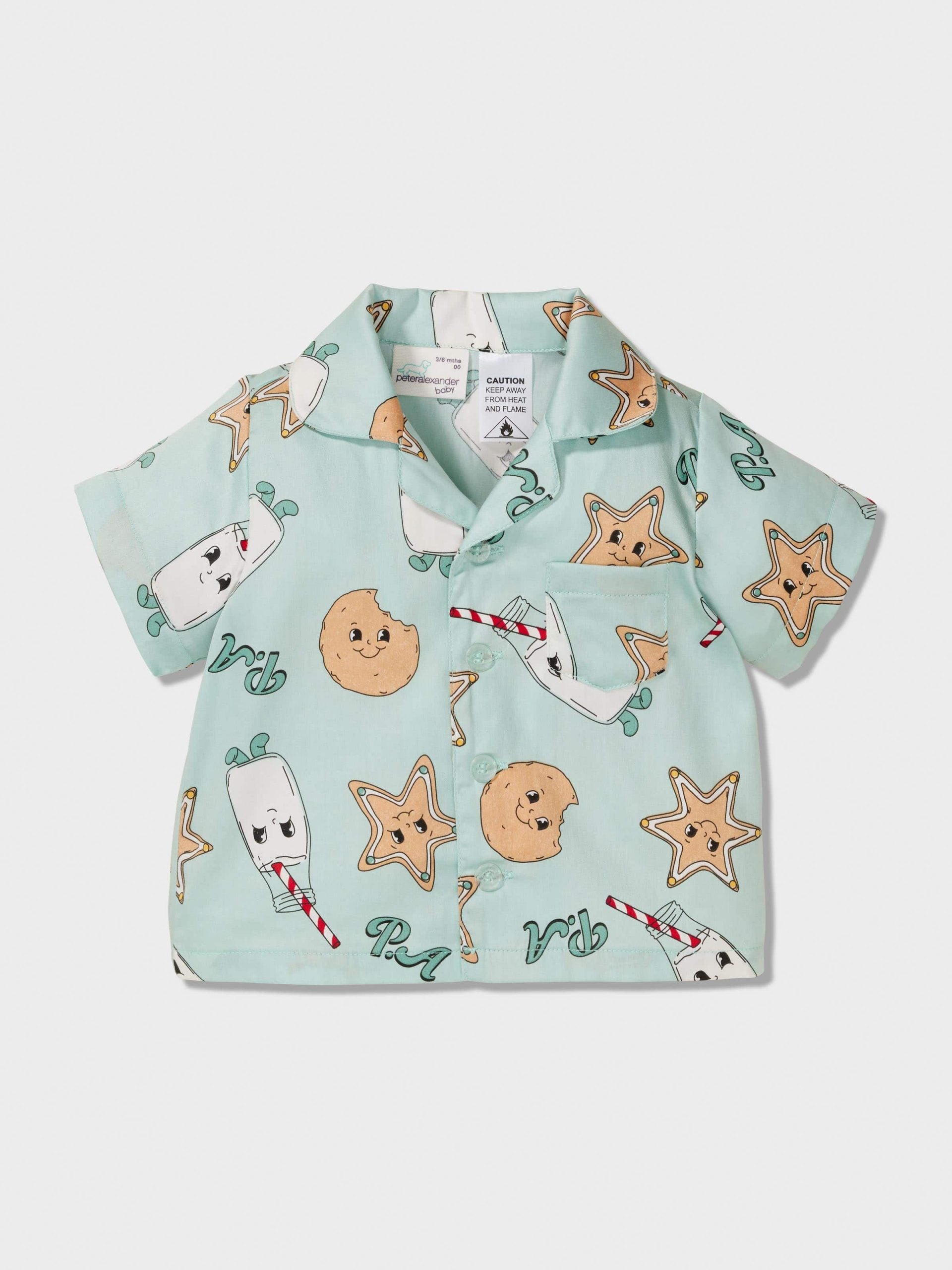 Baby Milk & Gingerbread Classic Pj Set mint