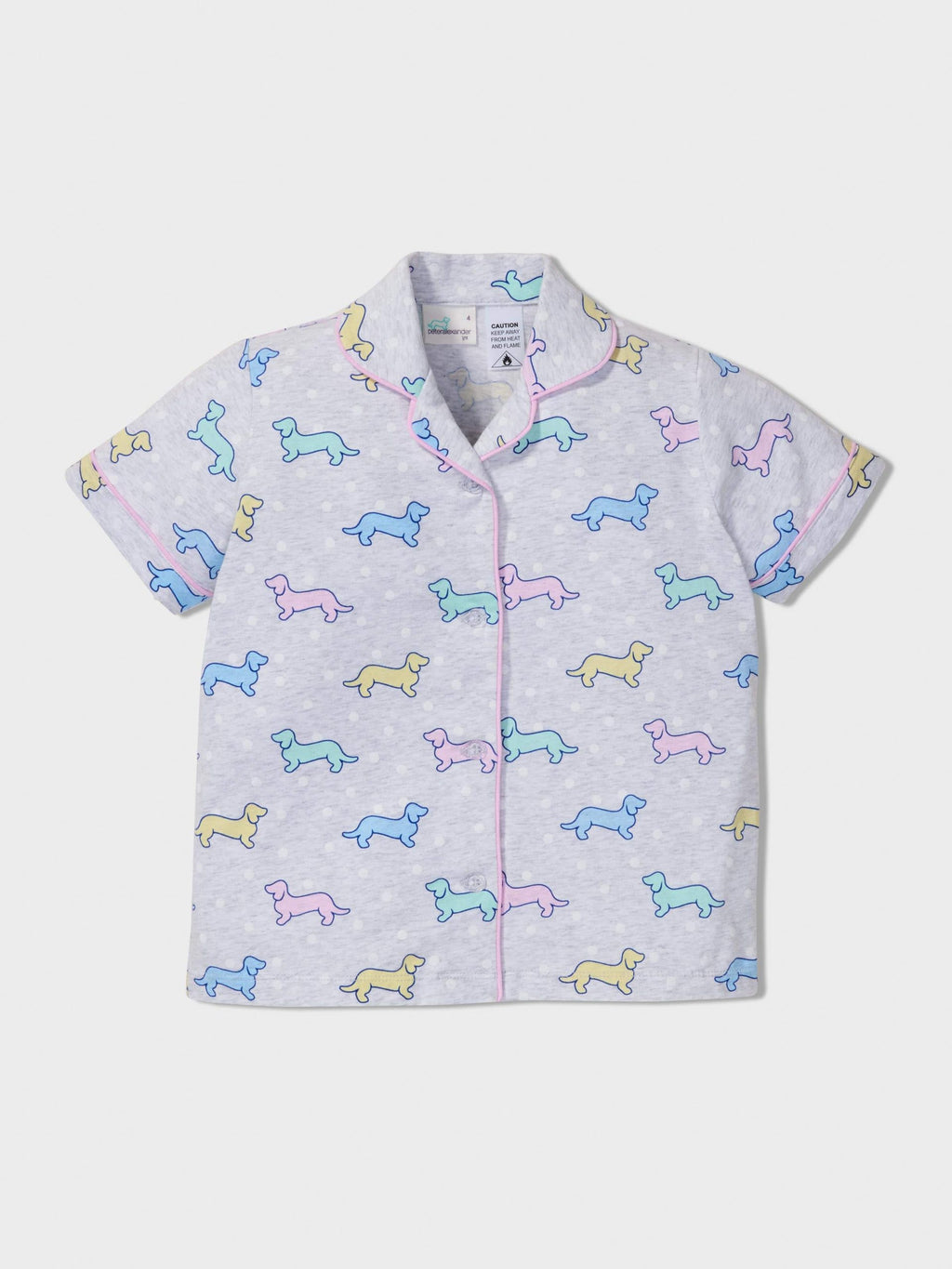 Jnr Girls Penny Print Classic Pj Set Multi