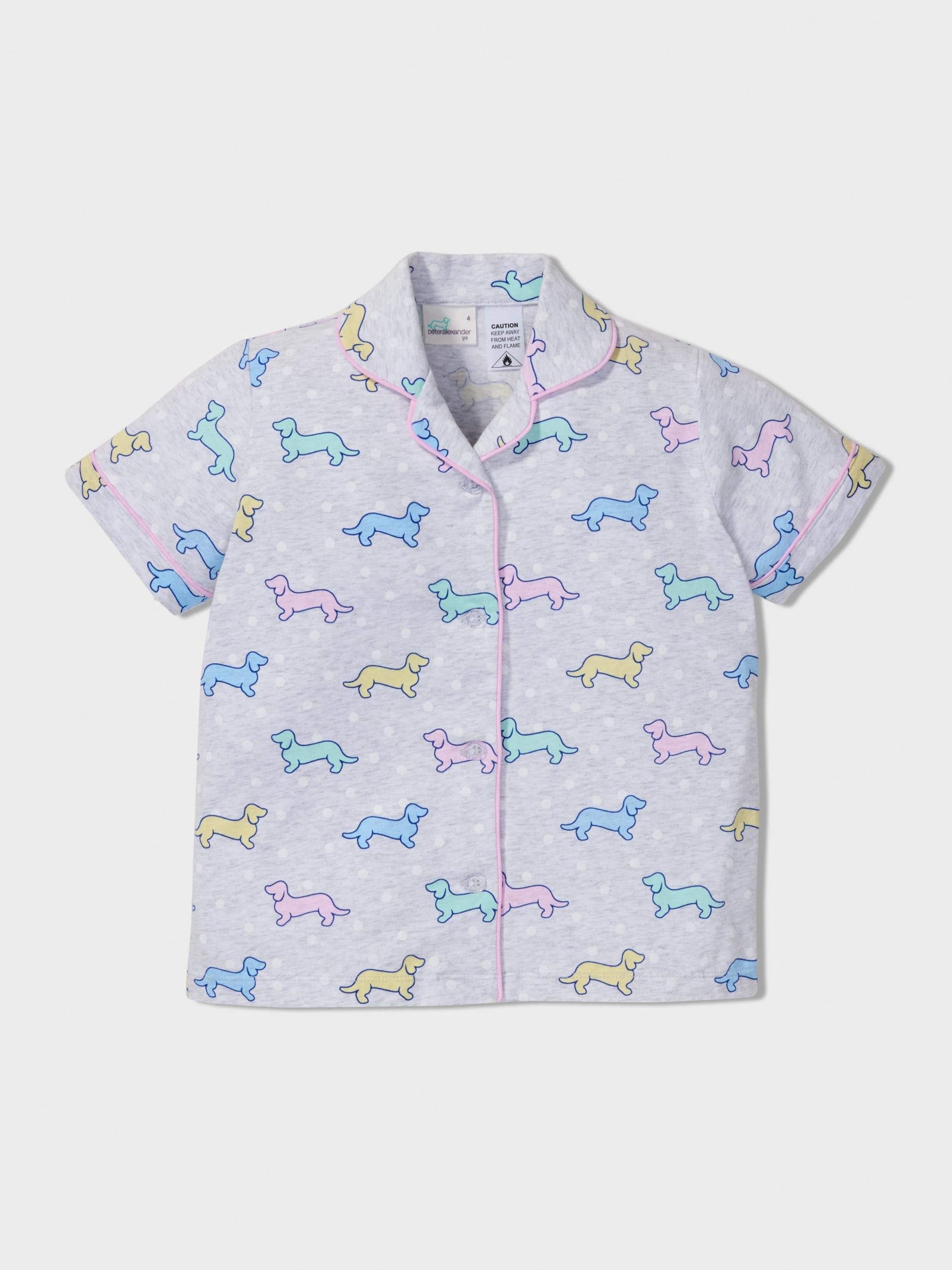Jnr Girls Penny Print Classic Pj Set Multi