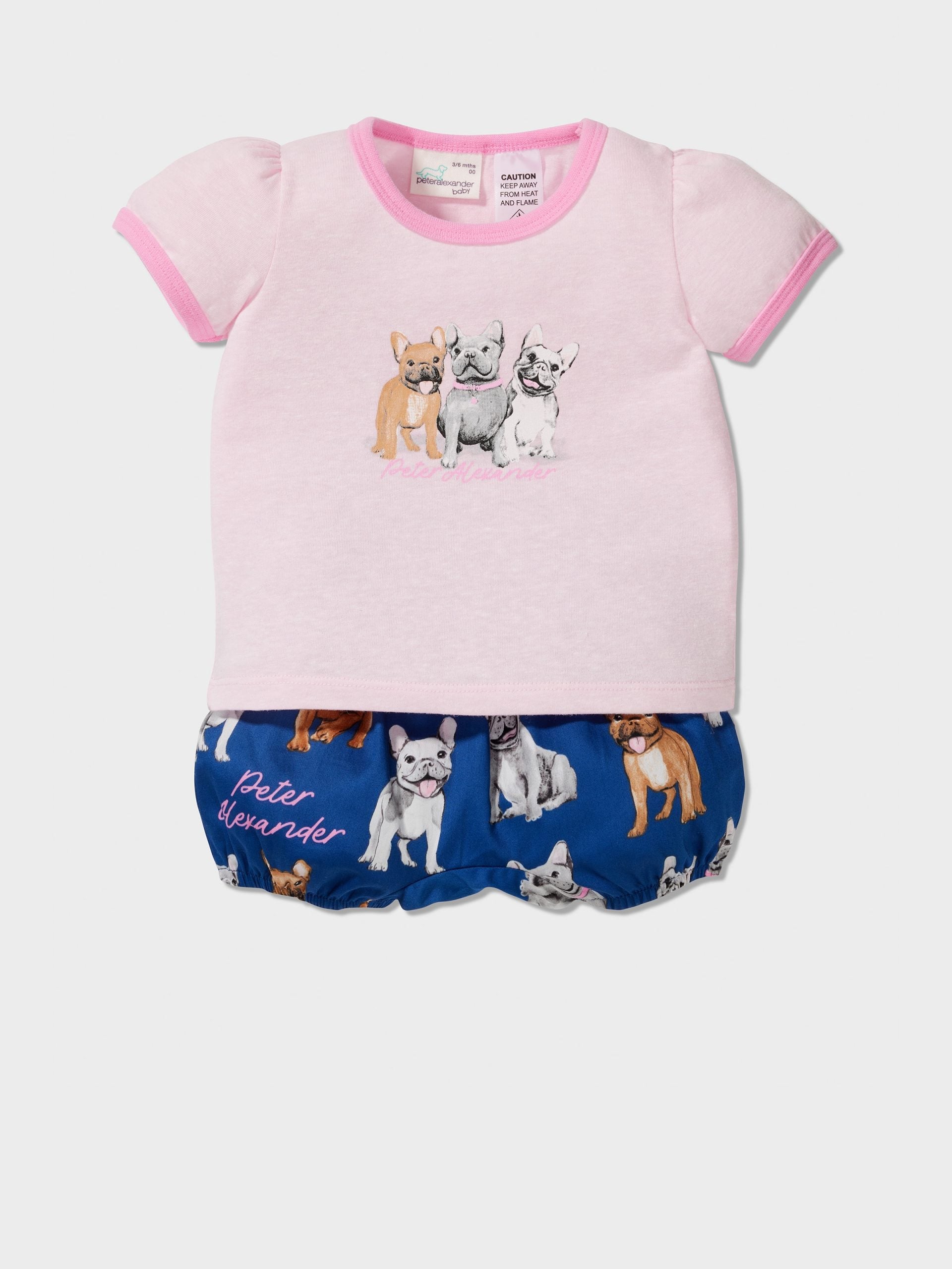 Baby Frenchie Pj Set multi