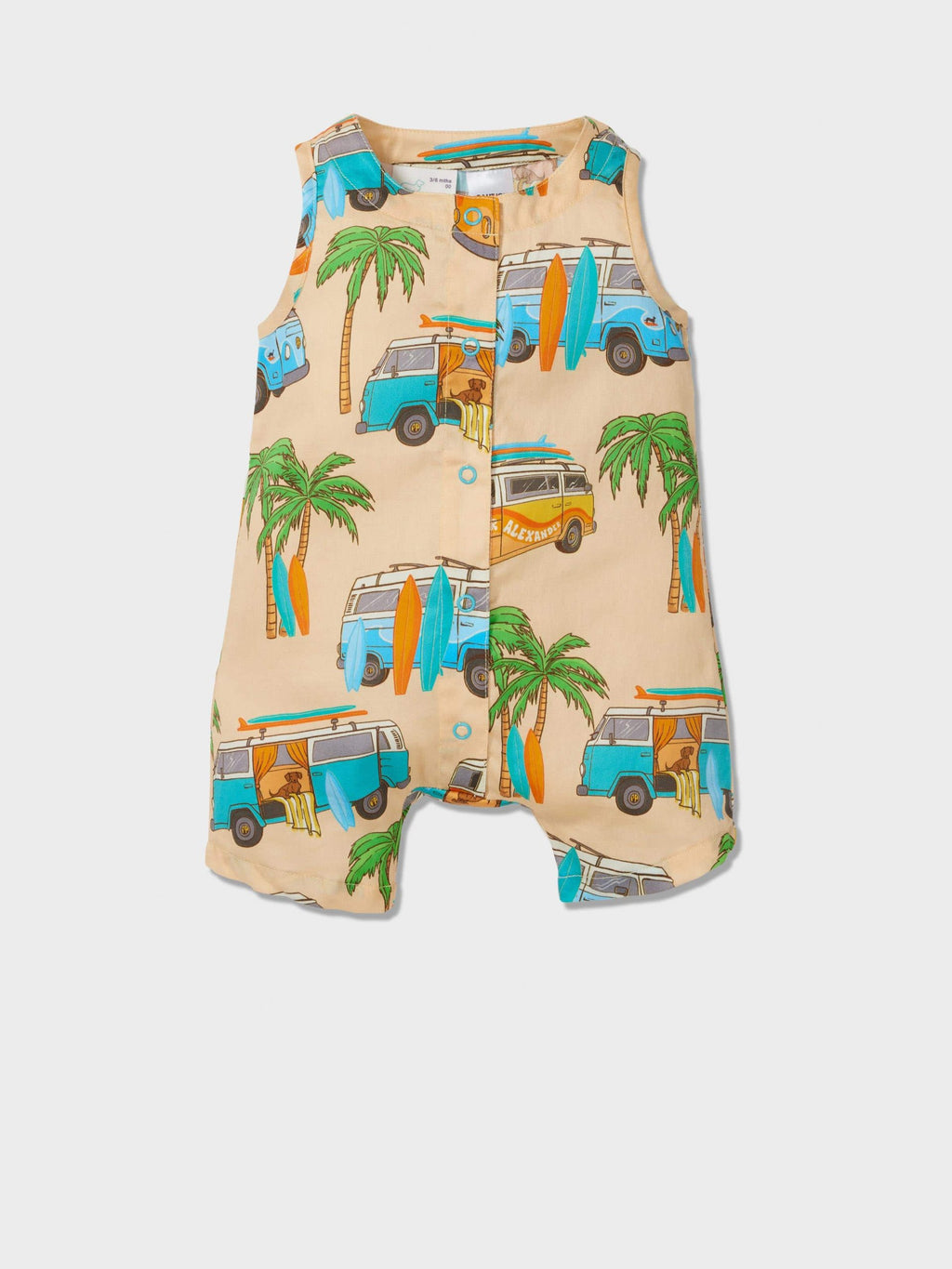 Baby Surfer Romper multi