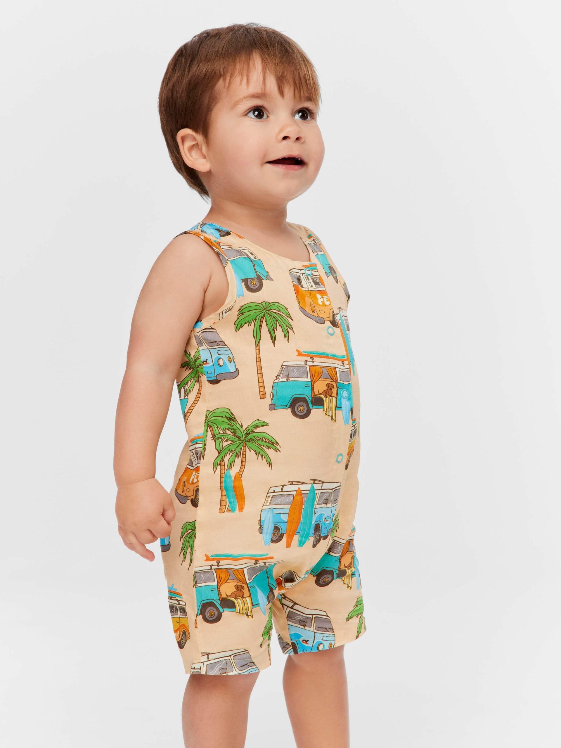 Baby Surfer Romper multi