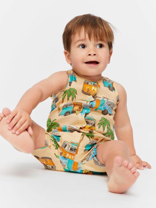 Baby Surfer Romper multi