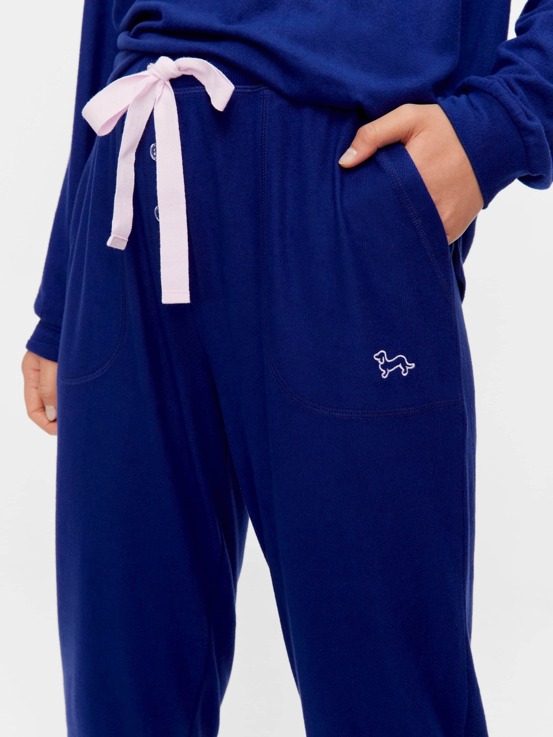 Navy Plush Easy Pj Pant navy