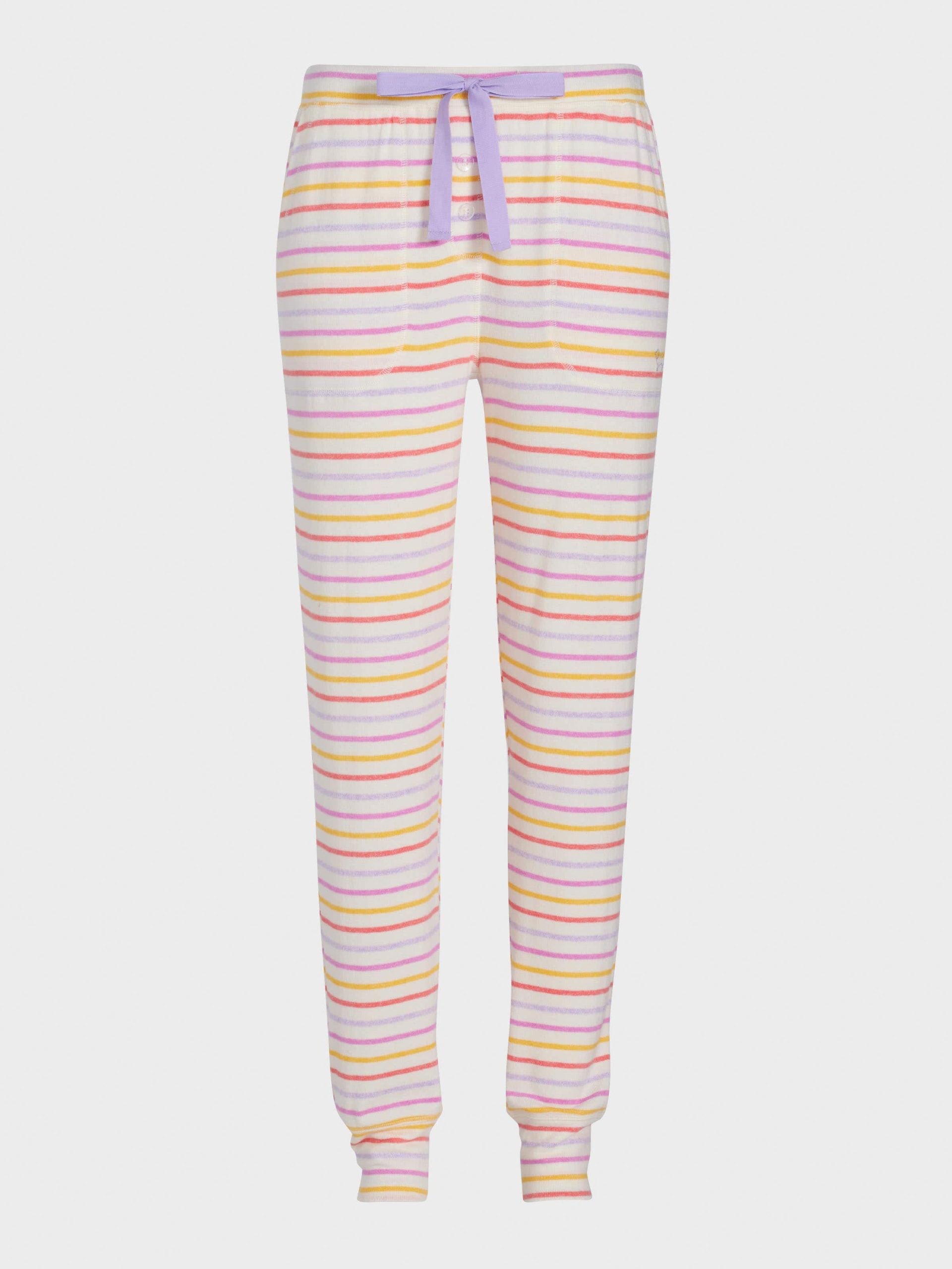 Fuzzy Stripe Easy Pj Pant multi