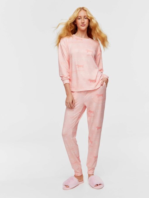 Plush Peach Penny Long Sleeve Top multi