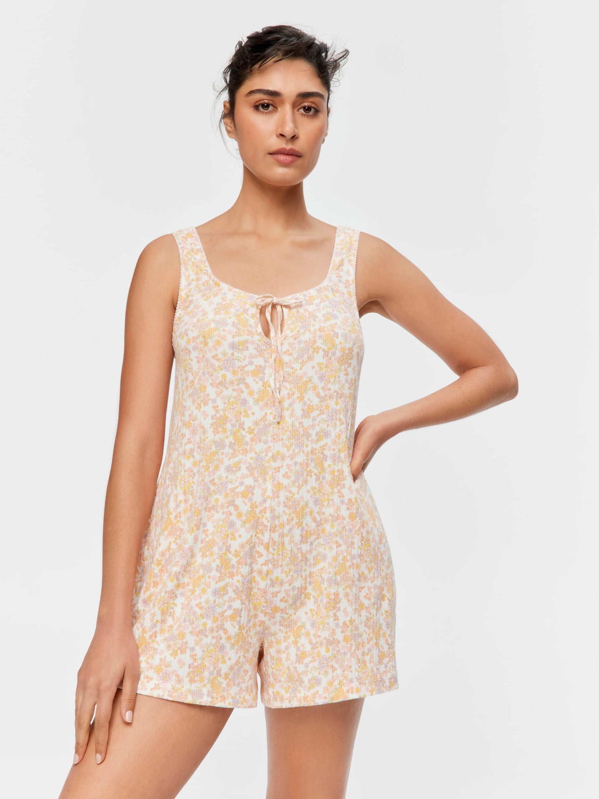 Ditsy Floral Playsuit multi