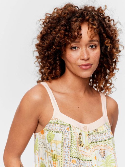 Scarf Print Cami multi