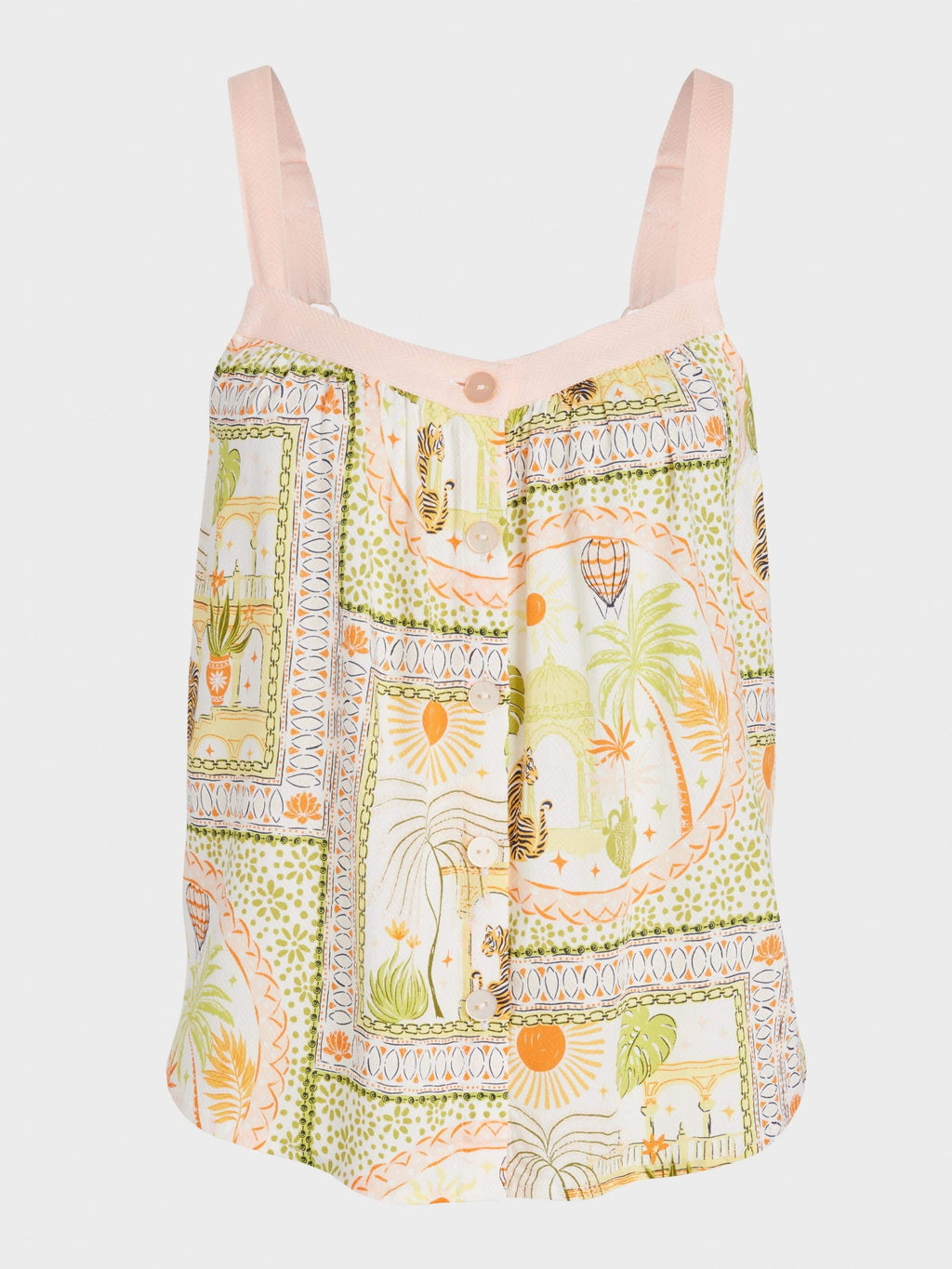 Scarf Print Cami multi