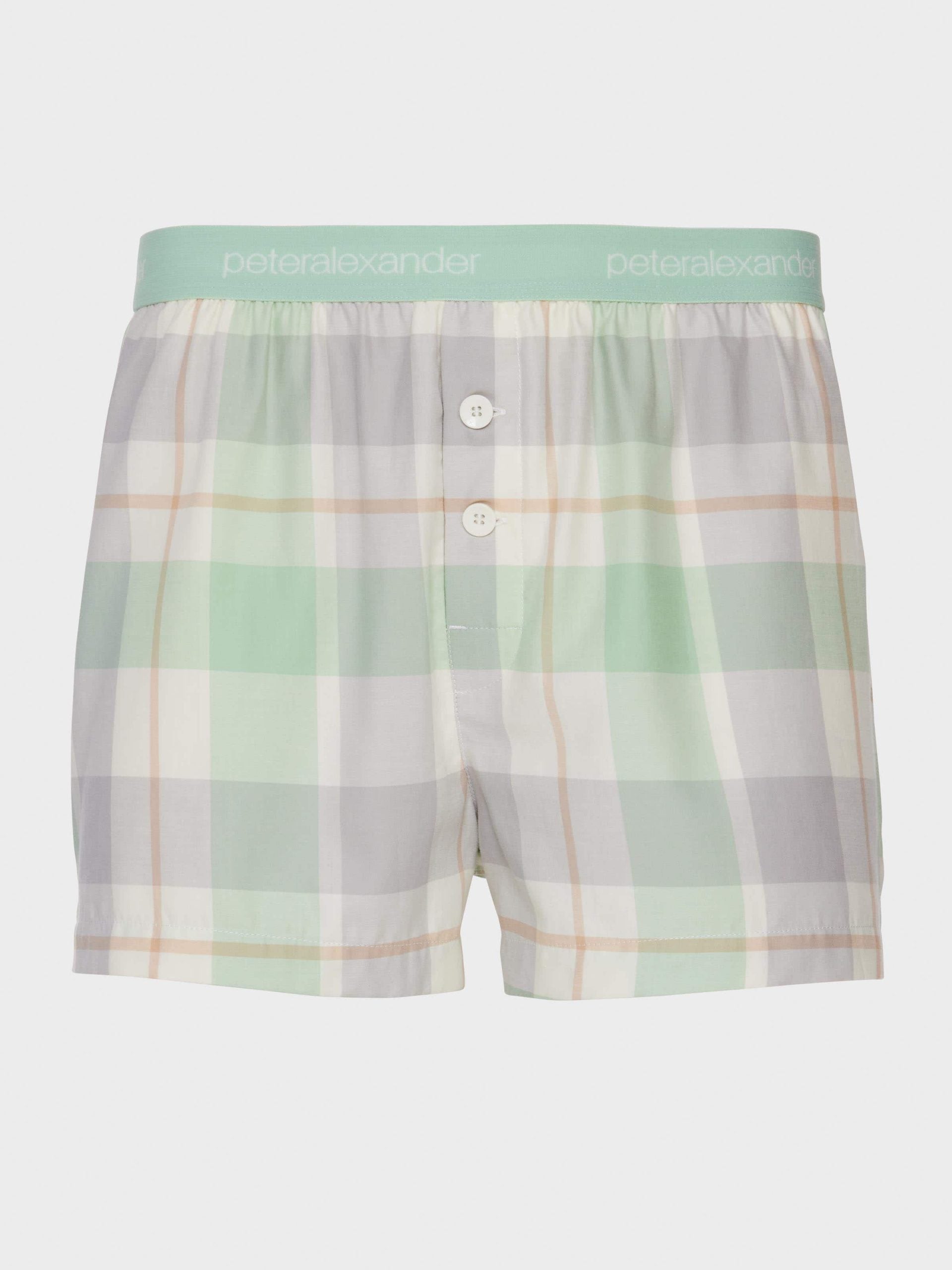 Mint Check Boxer Short multi