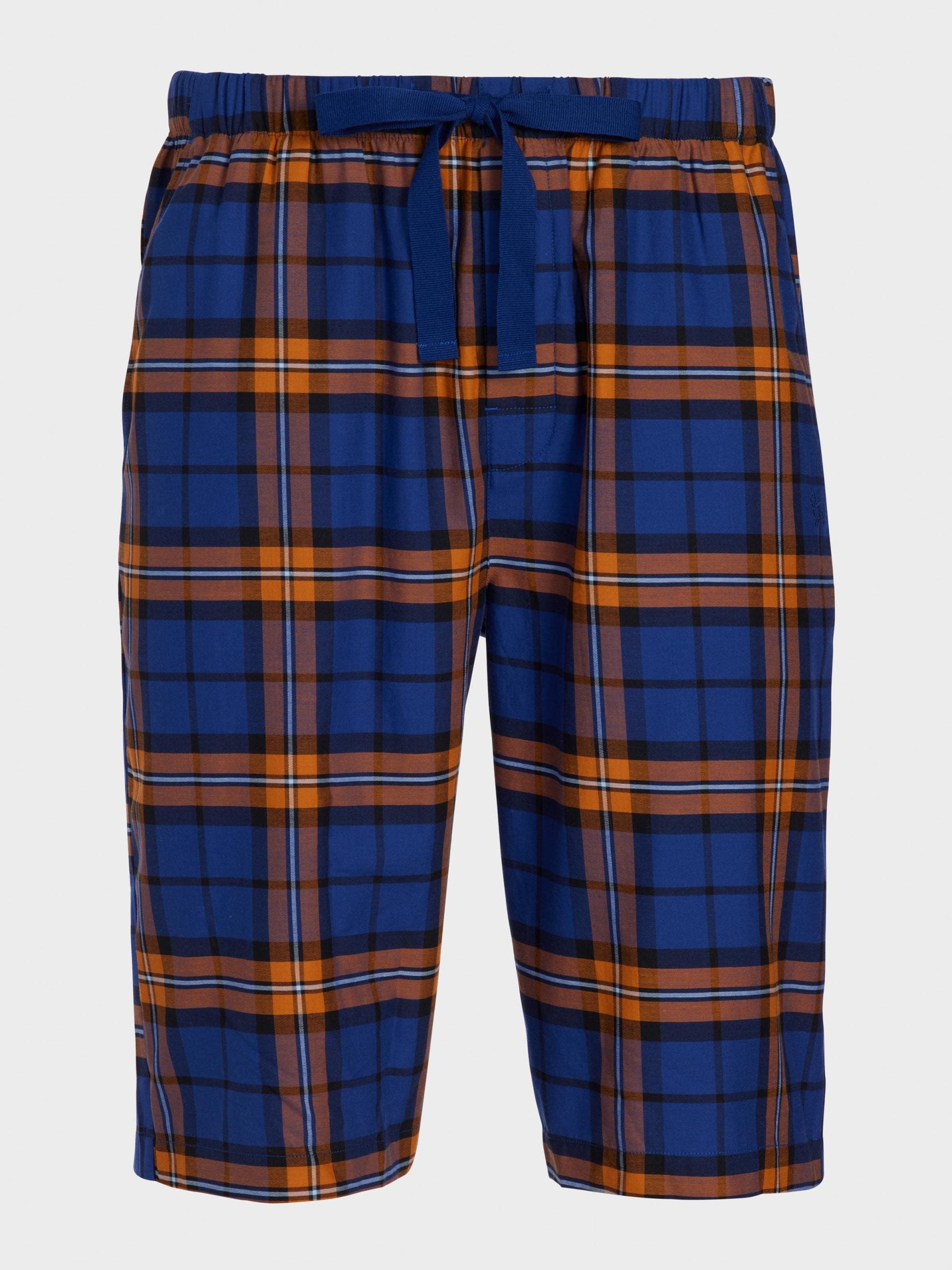 Navy Check Long Short navy