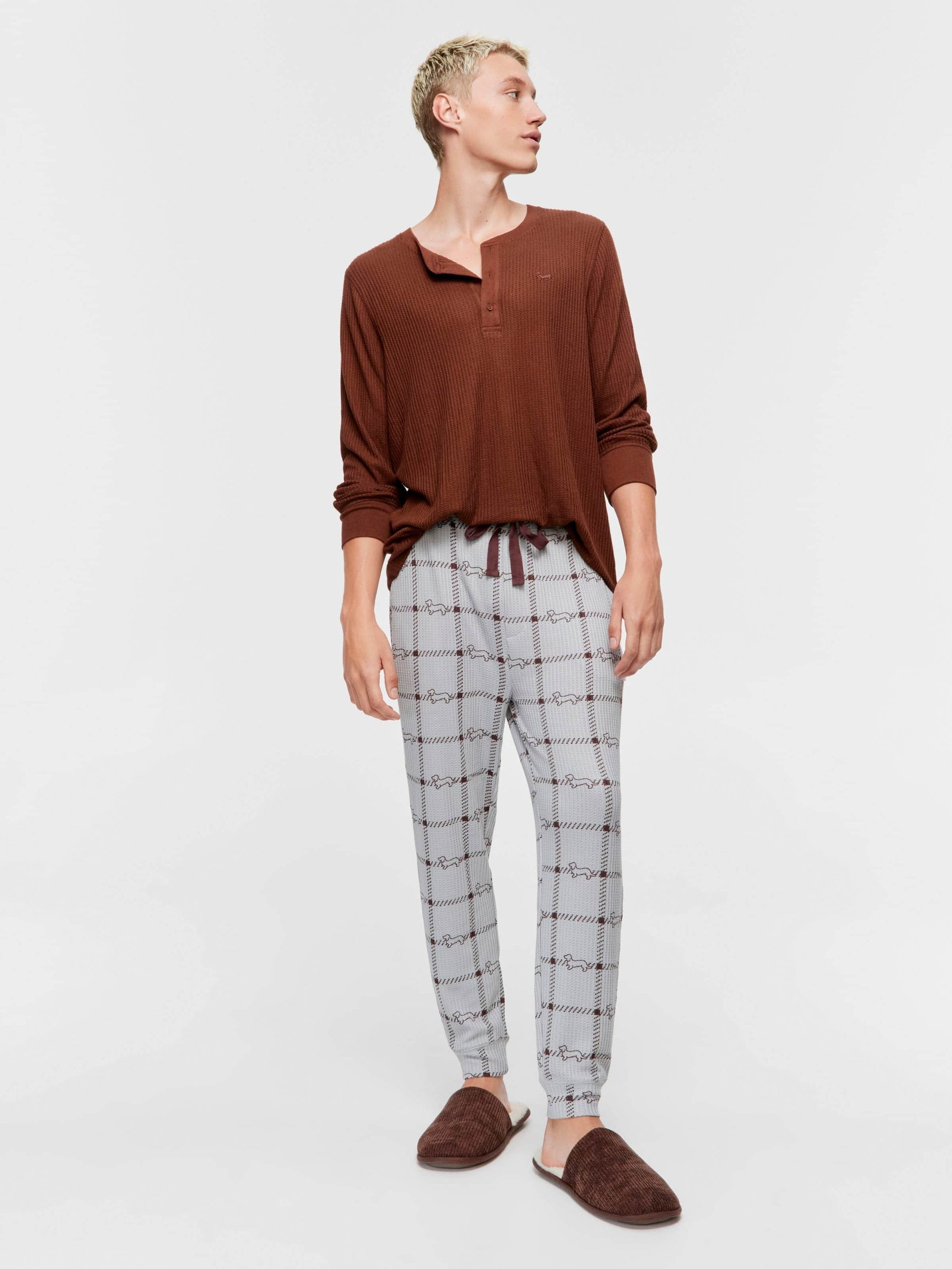 Choc Waffle Pj Pant multi