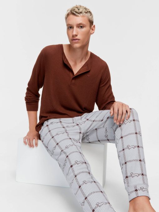 Choc Waffle Pj Pant multi