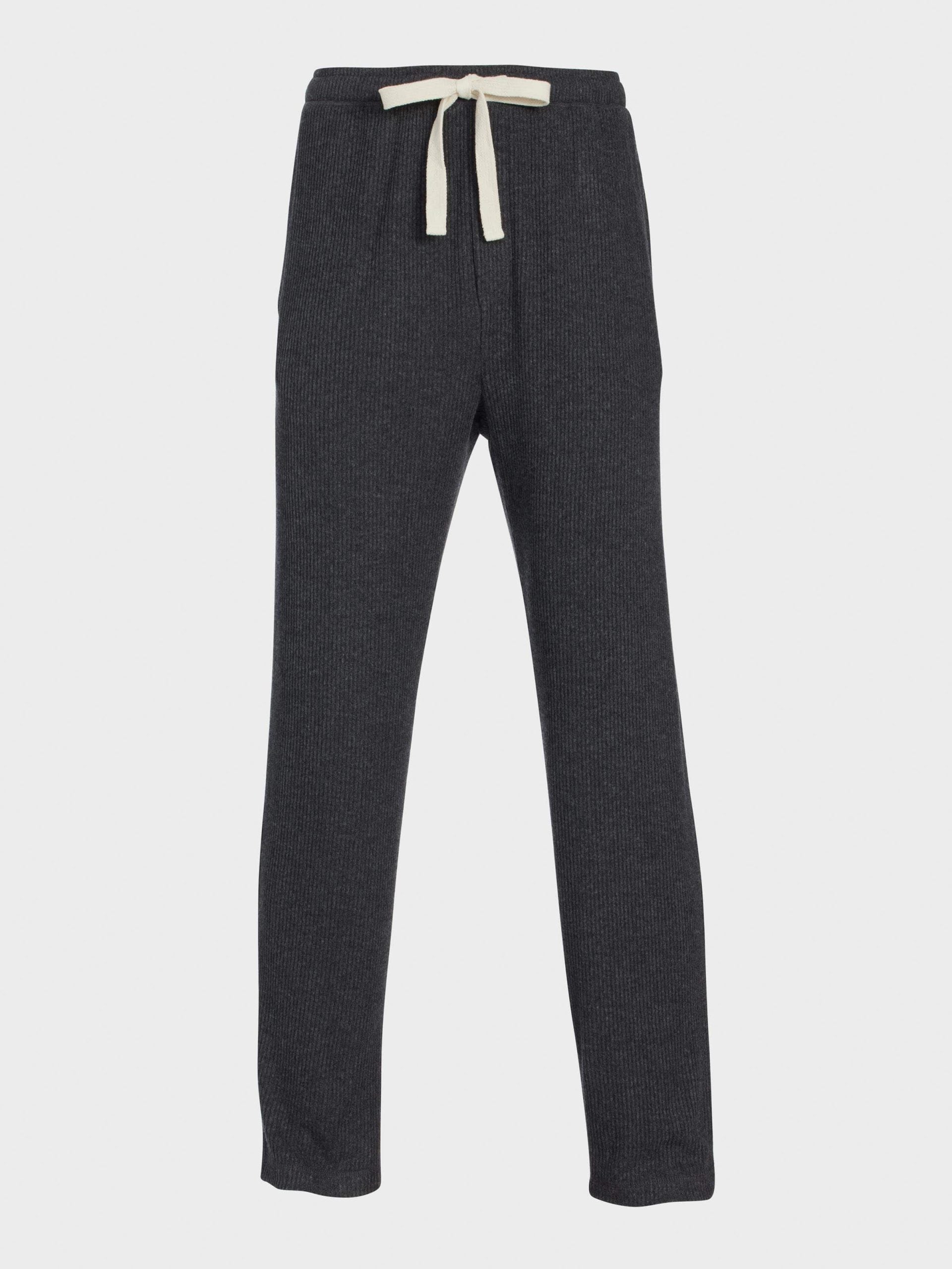 Charcoal Brushed Rib Pj Pant charcoal