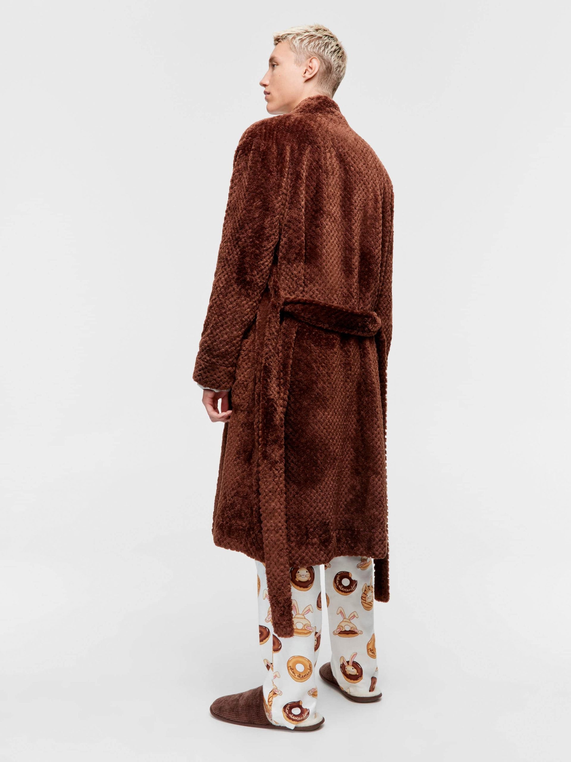 Chocolate Jacquard Gown chocolate