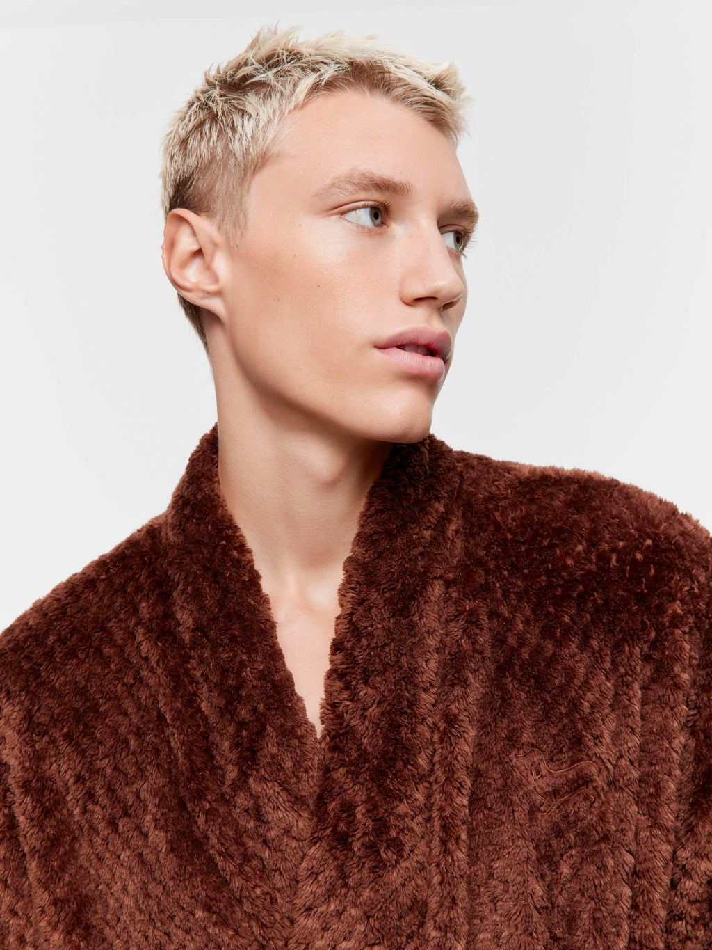 Chocolate Jacquard Gown chocolate