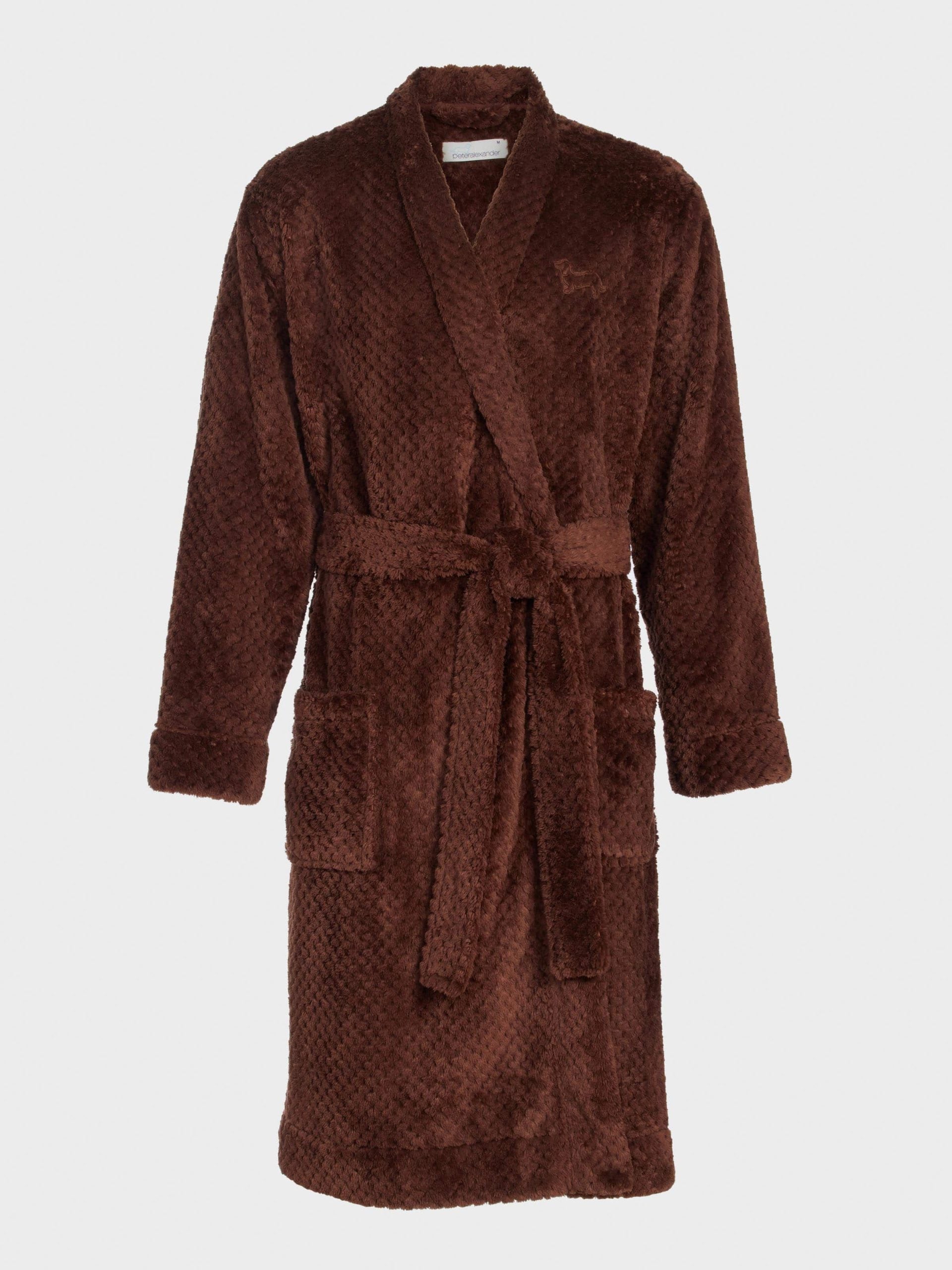 Chocolate Jacquard Gown chocolate