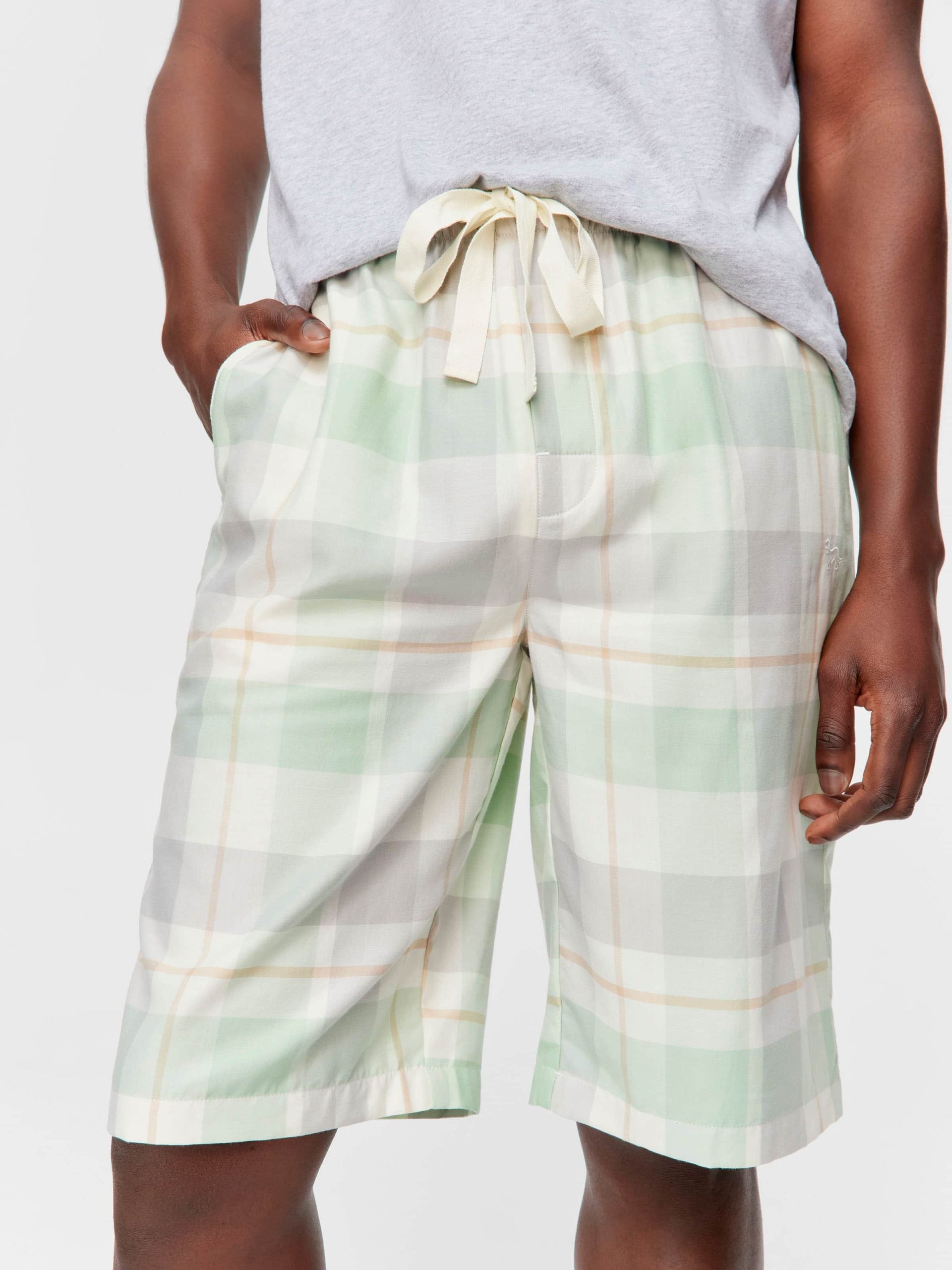Mint Check Sleep Short multi